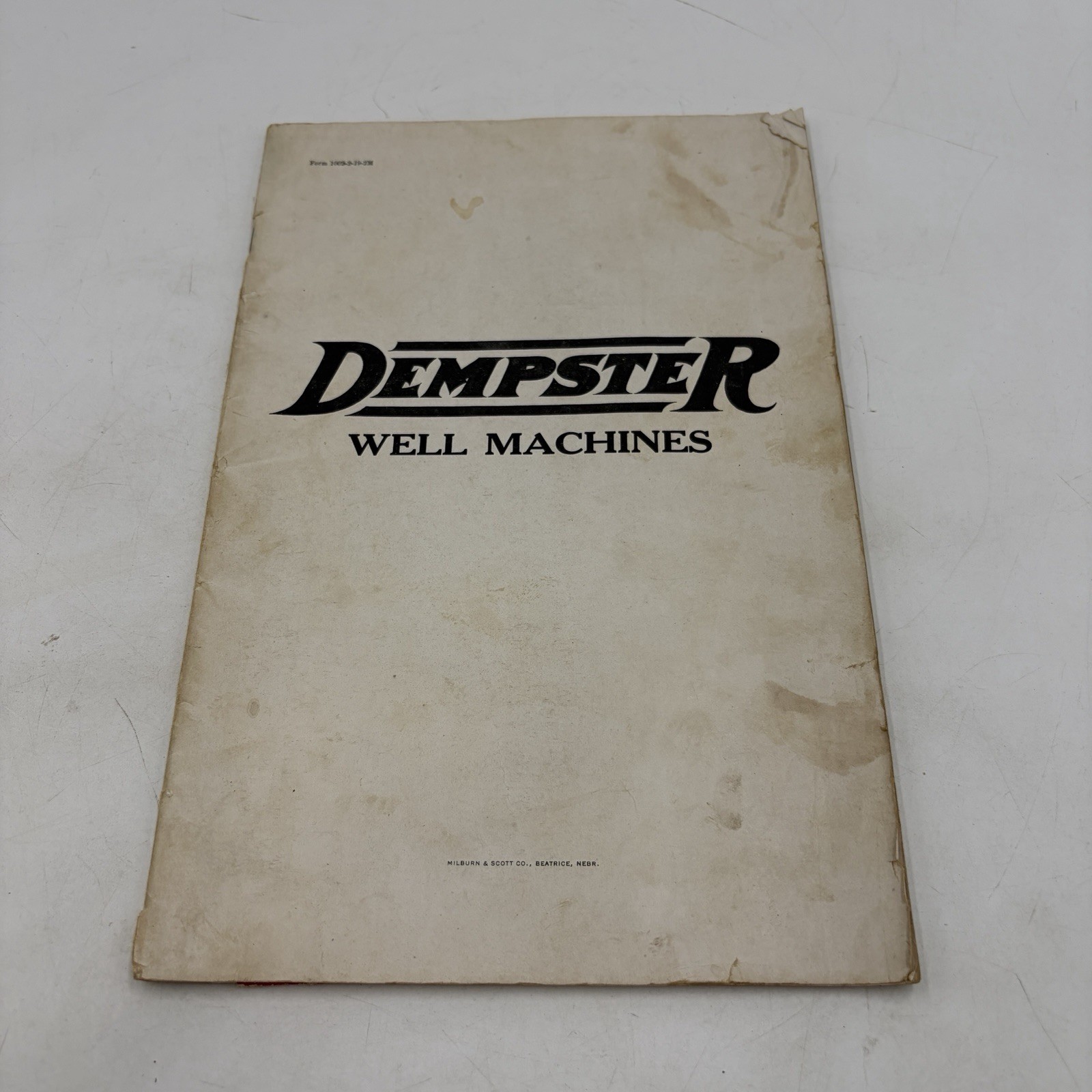 Dempster Well Drilling Machines Catalog Beatrice Nebraska Antique Gas c1910s Dempster Well Drilling Machines Catalog Beatrice Nebraska Antique Gas c1910s