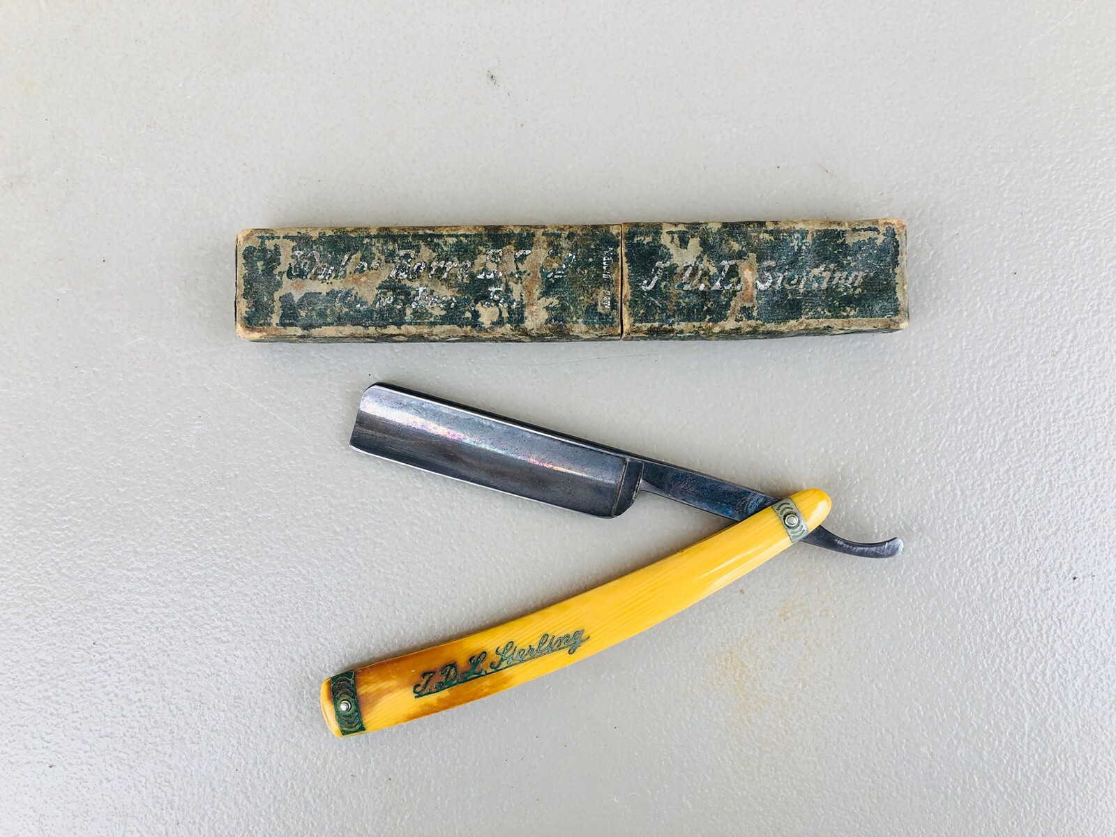 Vintage Rare J.D.L. Sterling Wilkes-Barre PA Straight Razor Vintage Rare J.D.L. Sterling Wilkes-Barre PA Straight Razor