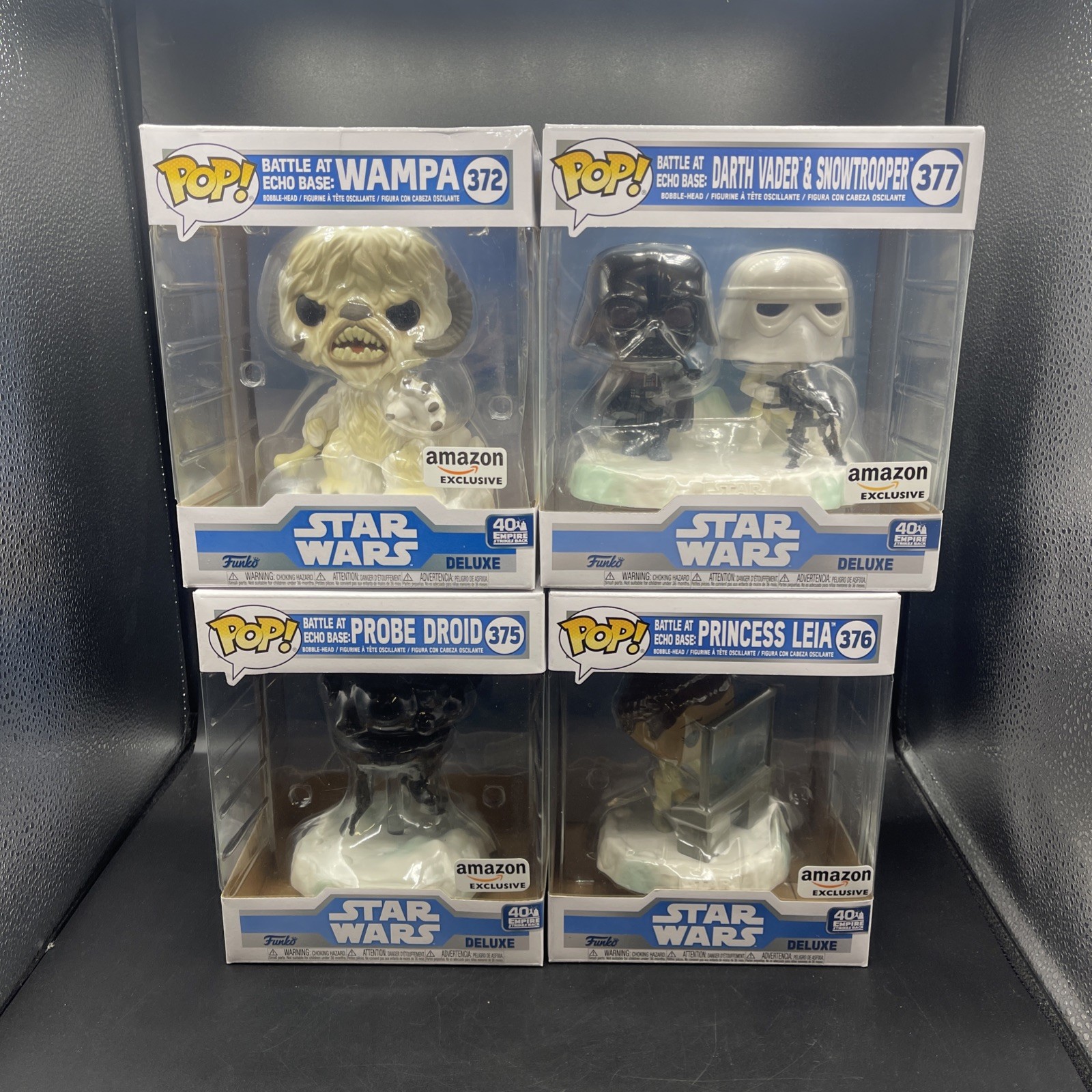 Funko Pop Deluxe: Star Wars - Battle at Echo Base: Darth Vader Set Of 4