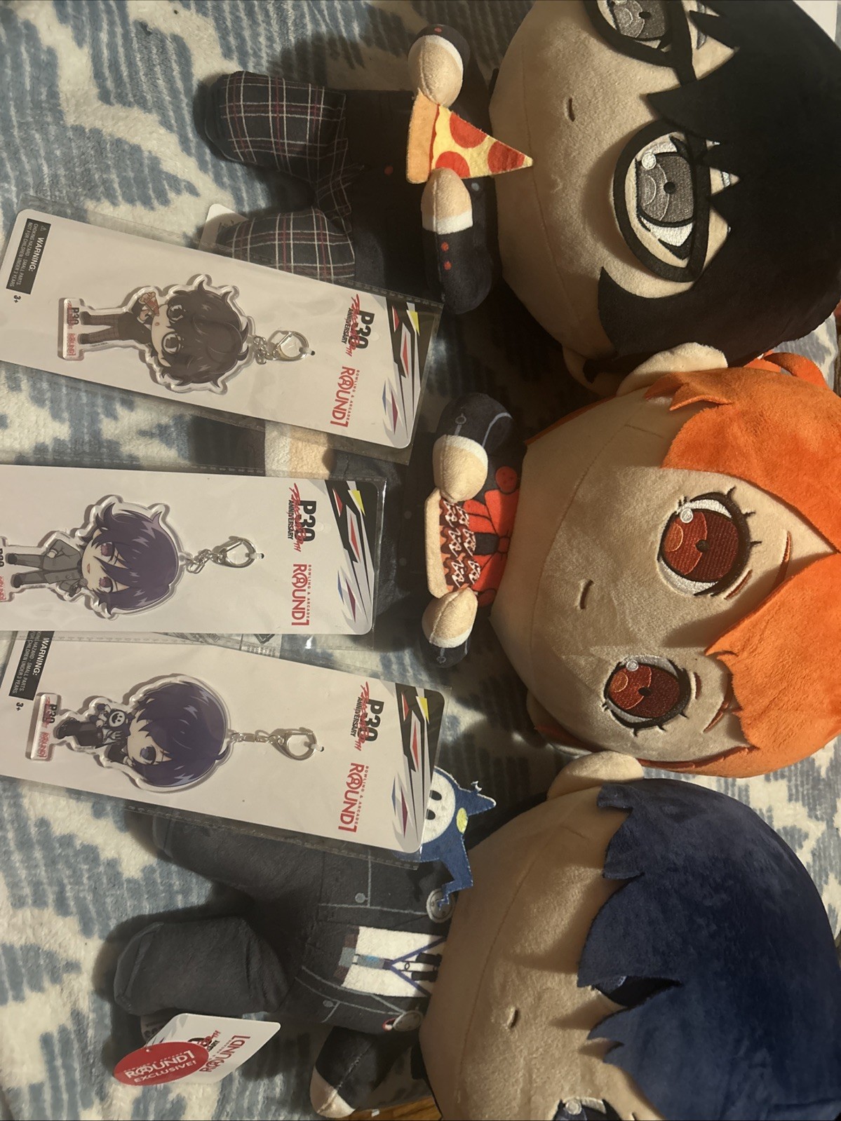 Round 1 x Persona 30th Anniversary Plush Set Plus 3 Keychains Round 1 x Persona 30th Anniversary Plush Set Plus 3 Keychains