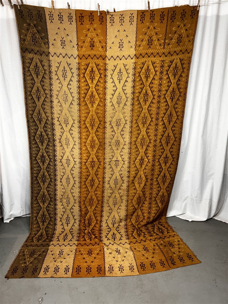 antique drape portiere tapestry 60x101 brown gold tan original 1880 antique drape portiere tapestry 60x101 brown gold tan original 1880