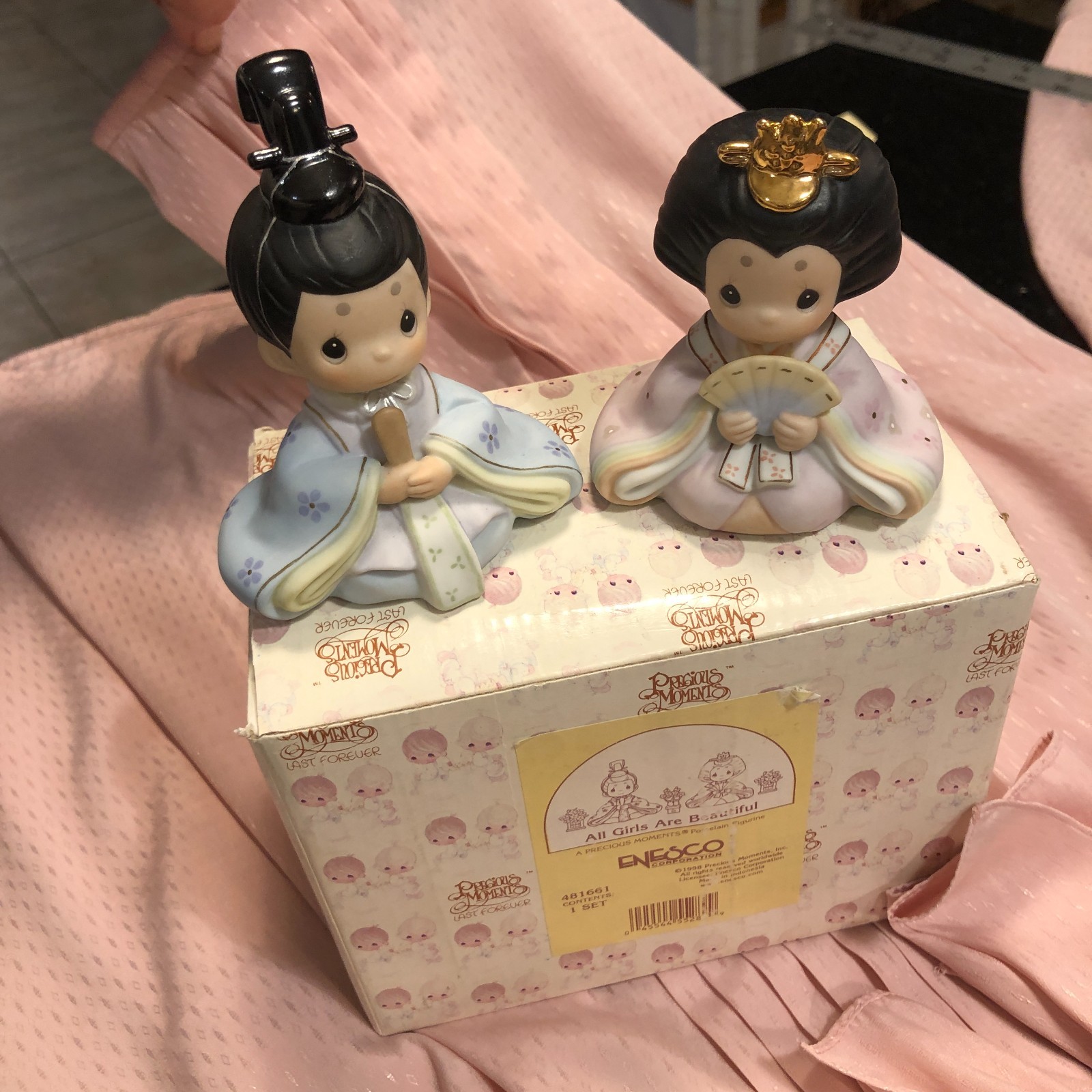 vtg 1998 Precious Moments Japanese “All Girls Are Beautiful” #481661 Signed wBox vtg 1998 Precious Moments Japanese “All Girls Are Beautiful” #481661 Signed wBox