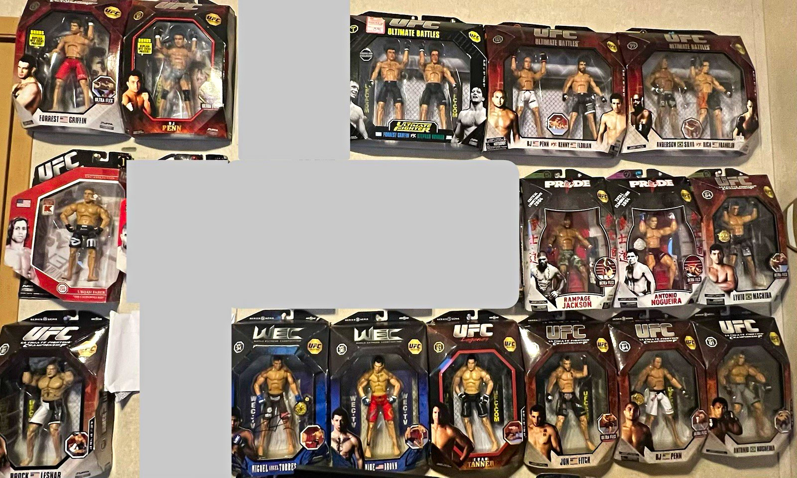UFC Jakks Pacific Figure Lot