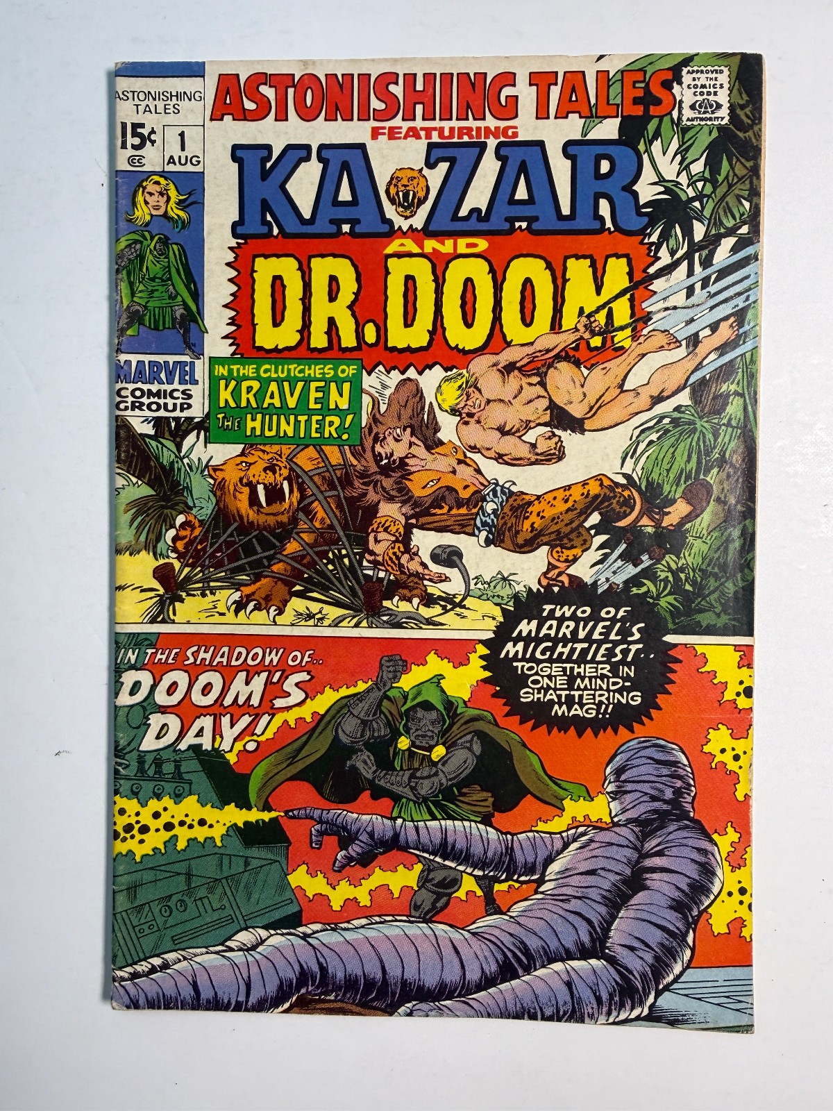 Astonishing Tales #1 (1970, Marvel) Ka Zar and Dr. Droom 5.0-5.5 Astonishing Tales #1 (1970, Marvel) Ka Zar and Dr. Droom 5.0-5.5