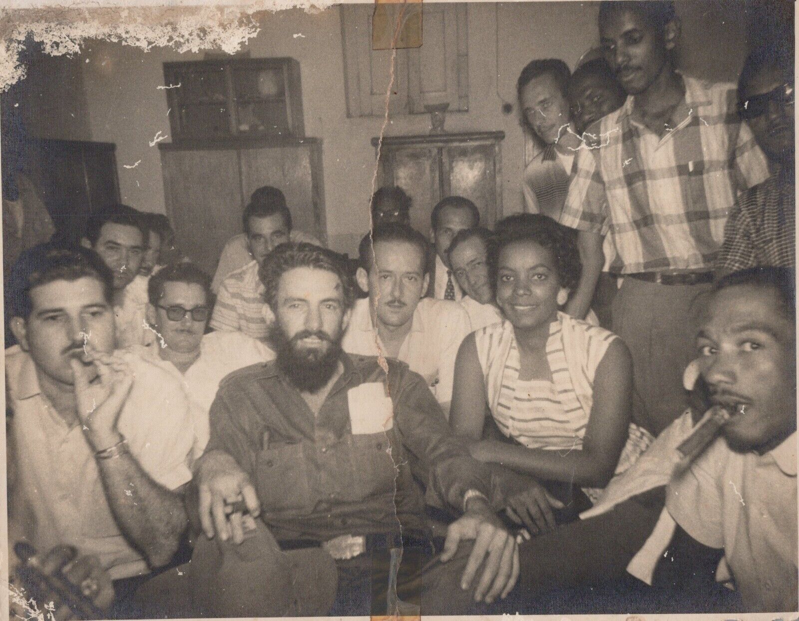 RARE CUBA COMMANDER REBEL CAMILO CIENFUEGOS PORTRAIT 1959 ORIG CUBAN PHOTO 136