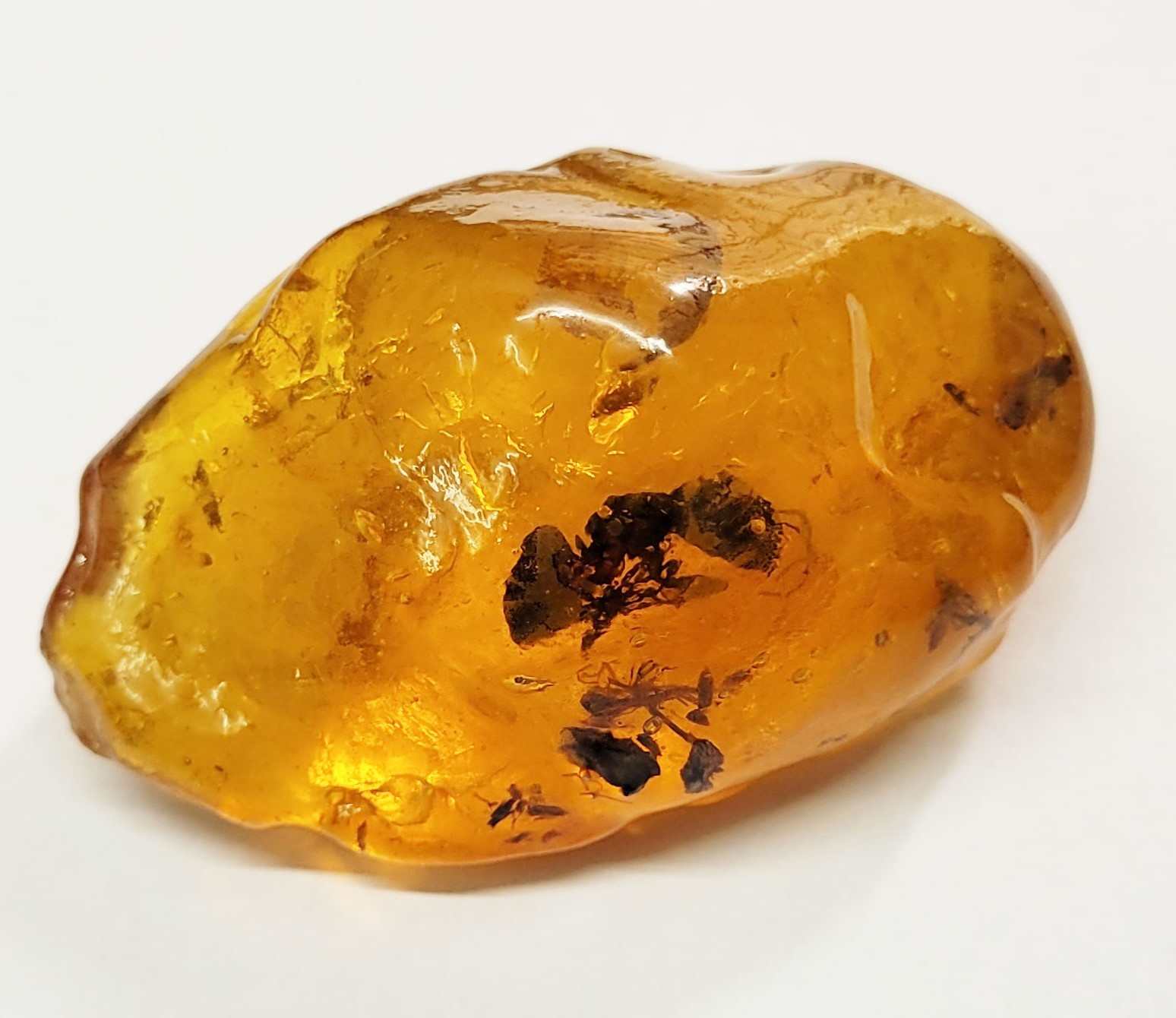 148 Ct Natural Raw Baltic Amber Specimen with Insect Fossil Inclusion Amber