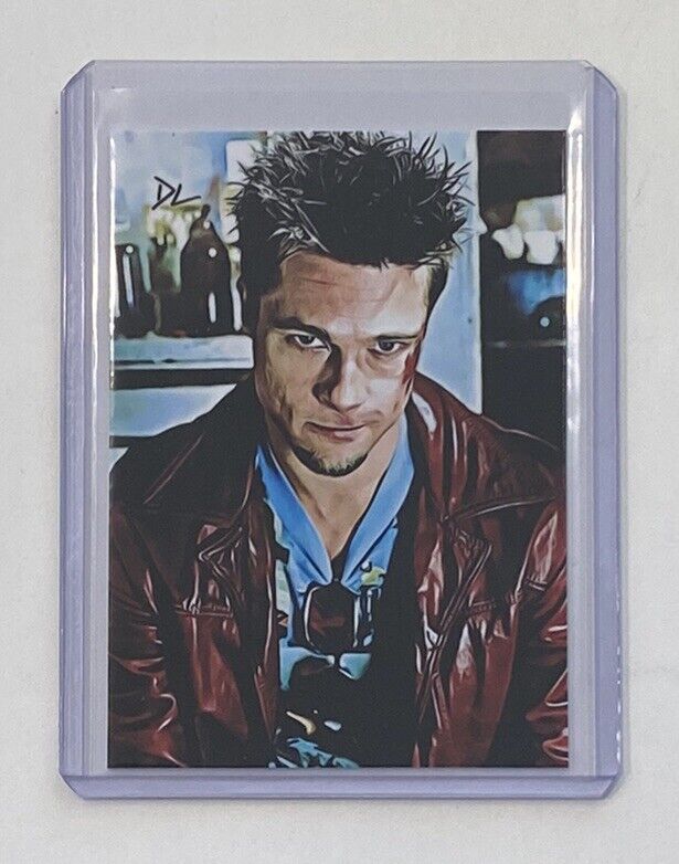 Tyler Durden Limited Edition Artist Signed Brad Pitt “Fight Club” Card 1/10