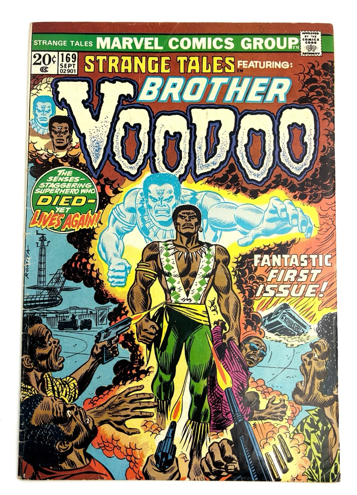 Strange Tales #169 1973 6.0 F🔑 1st Brother Voodoo Jericho Drumm Strange Tales #169 1973 6.0 F🔑 1st Brother Voodoo Jericho Drumm