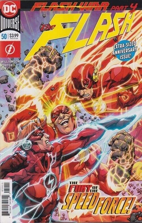 The Flash (2016) #50 1st 'Cameo' Appearance of Paradox FN/VF Stock Image