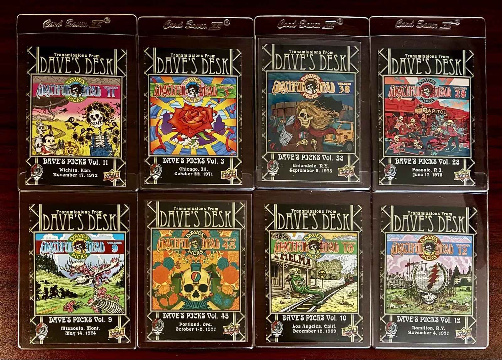 Grateful Dead '25 Upper Deck Dave's Picks Vols. 3-9-10-11-12-28-38-45 (Lot of 8) Grateful Dead '25 Upper Deck Dave's Picks Vols. 3-9-10-11-12-28-38-45 (Lot of 8)