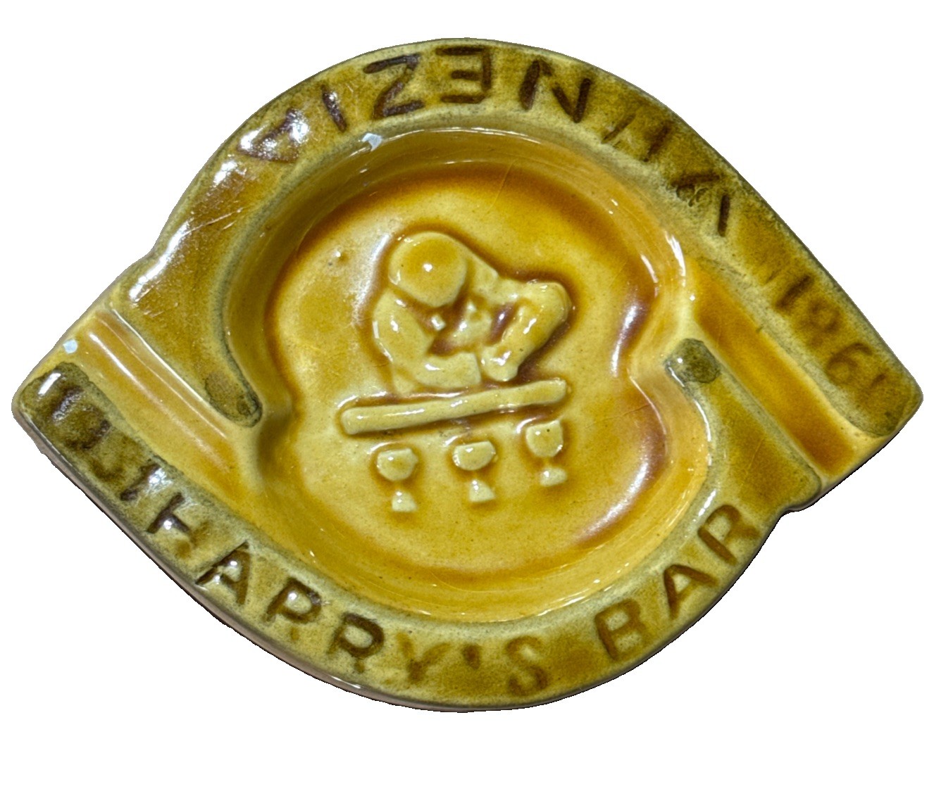 Harry’s Bar Venezia 1931-1981 50th Anniversary Tosin Signed Ashtray Italy Harry’s Bar Venezia 1931-1981 50th Anniversary Tosin Signed Ashtray Italy