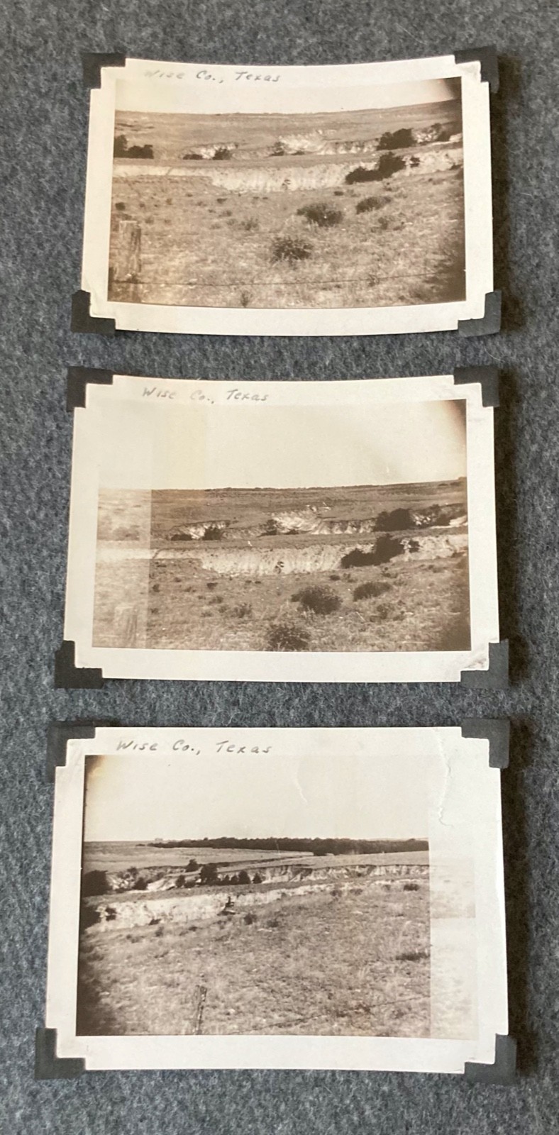 Vtg Photo 1930s -40s Wise County Texas Sinkhole Decatur Dallas Ft Worth Lot of 3 Vtg Photo 1930s -40s Wise County Texas Sinkhole Decatur Dallas Ft Worth Lot of 3