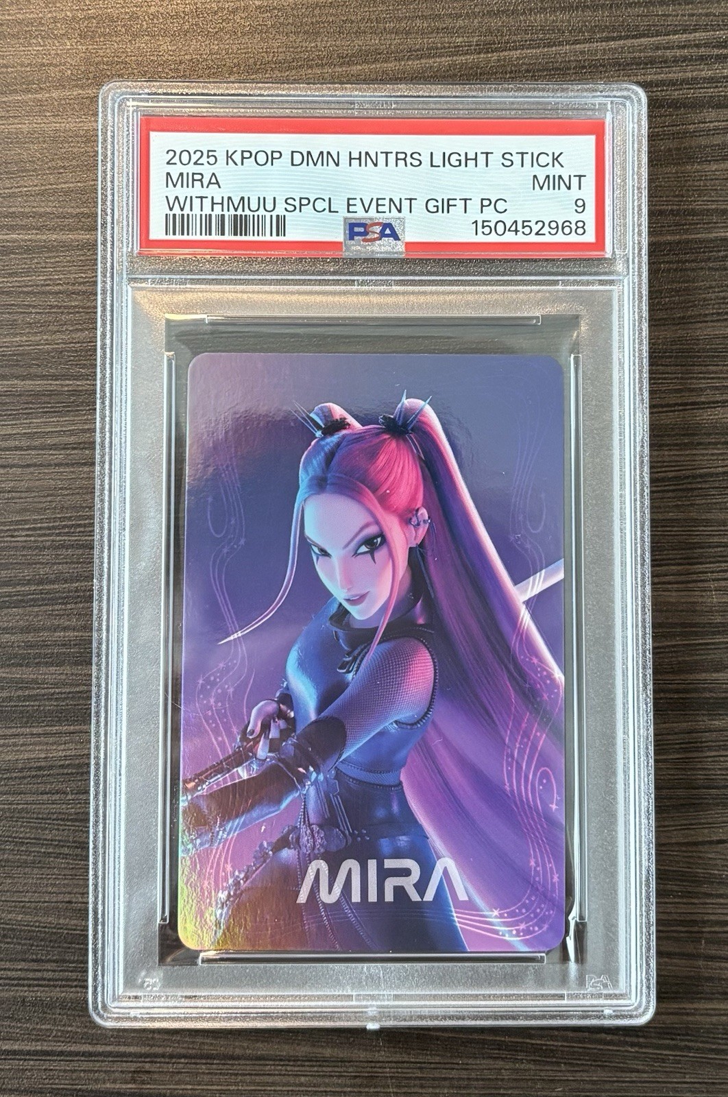 2025 KPOP Demon Hunters MIRA Withmuu Special Event Gift PC PSA 9 2025 KPOP Demon Hunters MIRA Withmuu Special Event Gift PC PSA 9