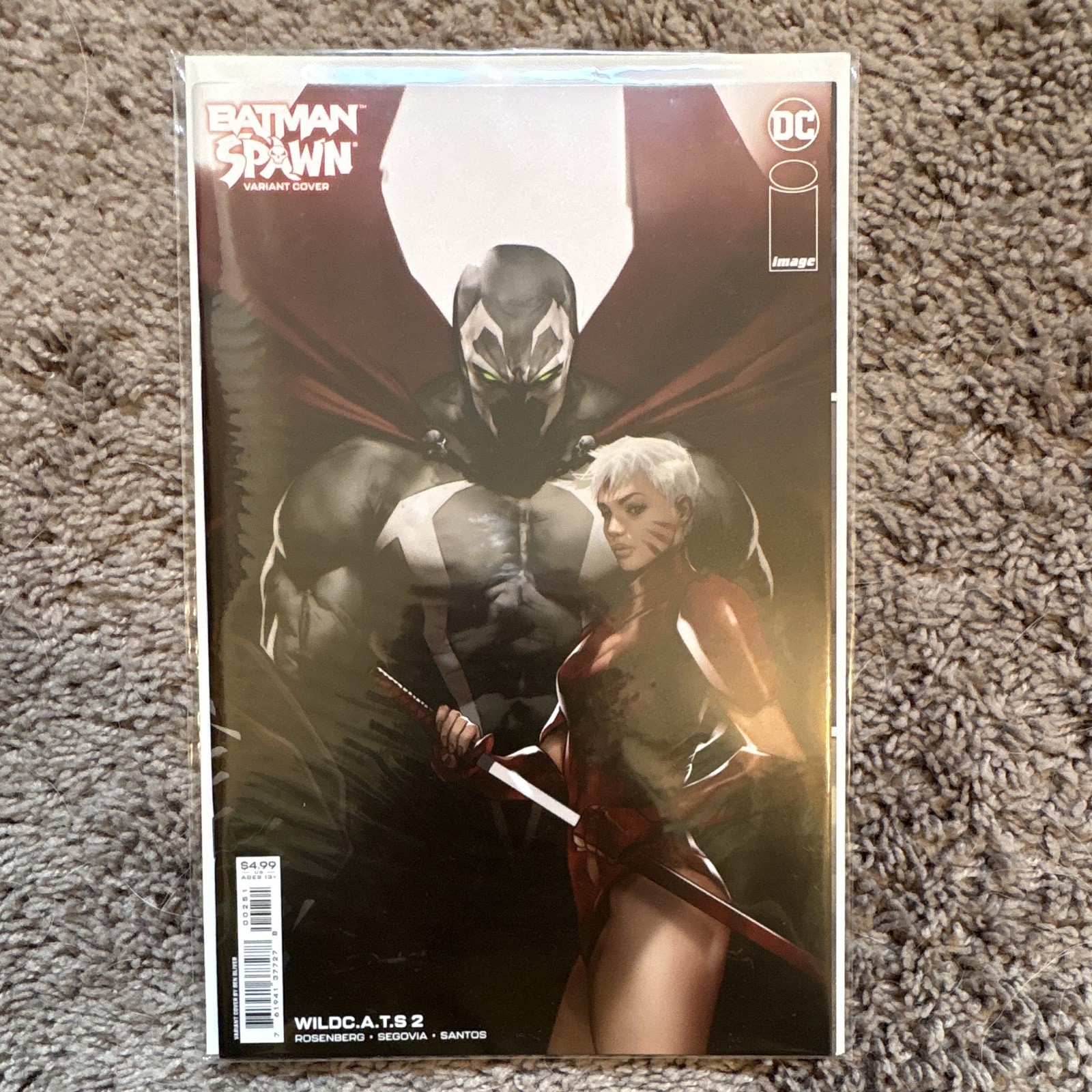 WildC.A.T.S #2 Variant Cover - Batman/Spawn - DC Comics Rosenberg Segovia WildC.A.T.S #2 Variant Cover - Batman/Spawn - DC Comics Rosenberg Segovia