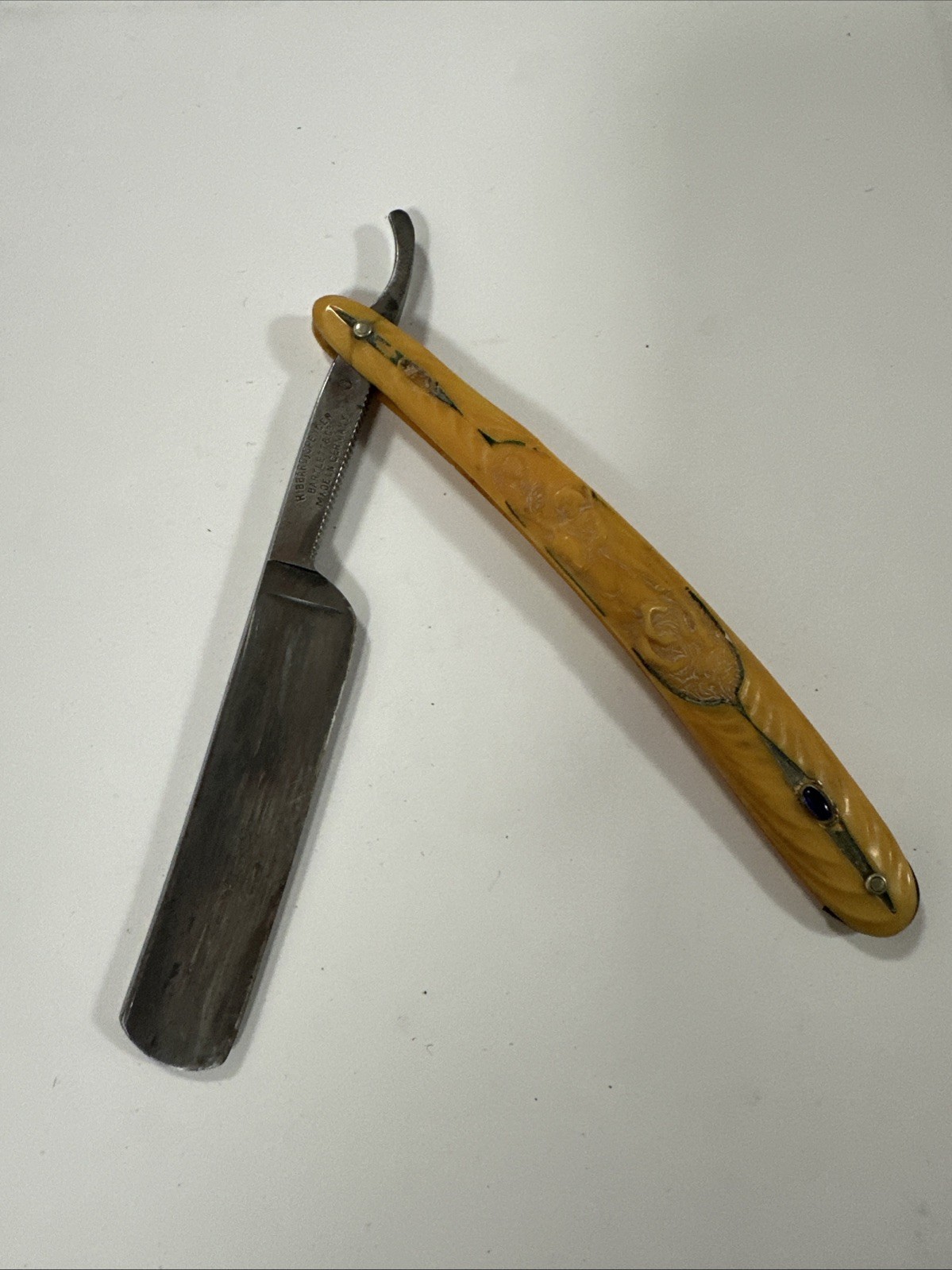 Vintage Street Razor 1925 Hibbard, Spencer Bartlett & Co. Made In Germany.