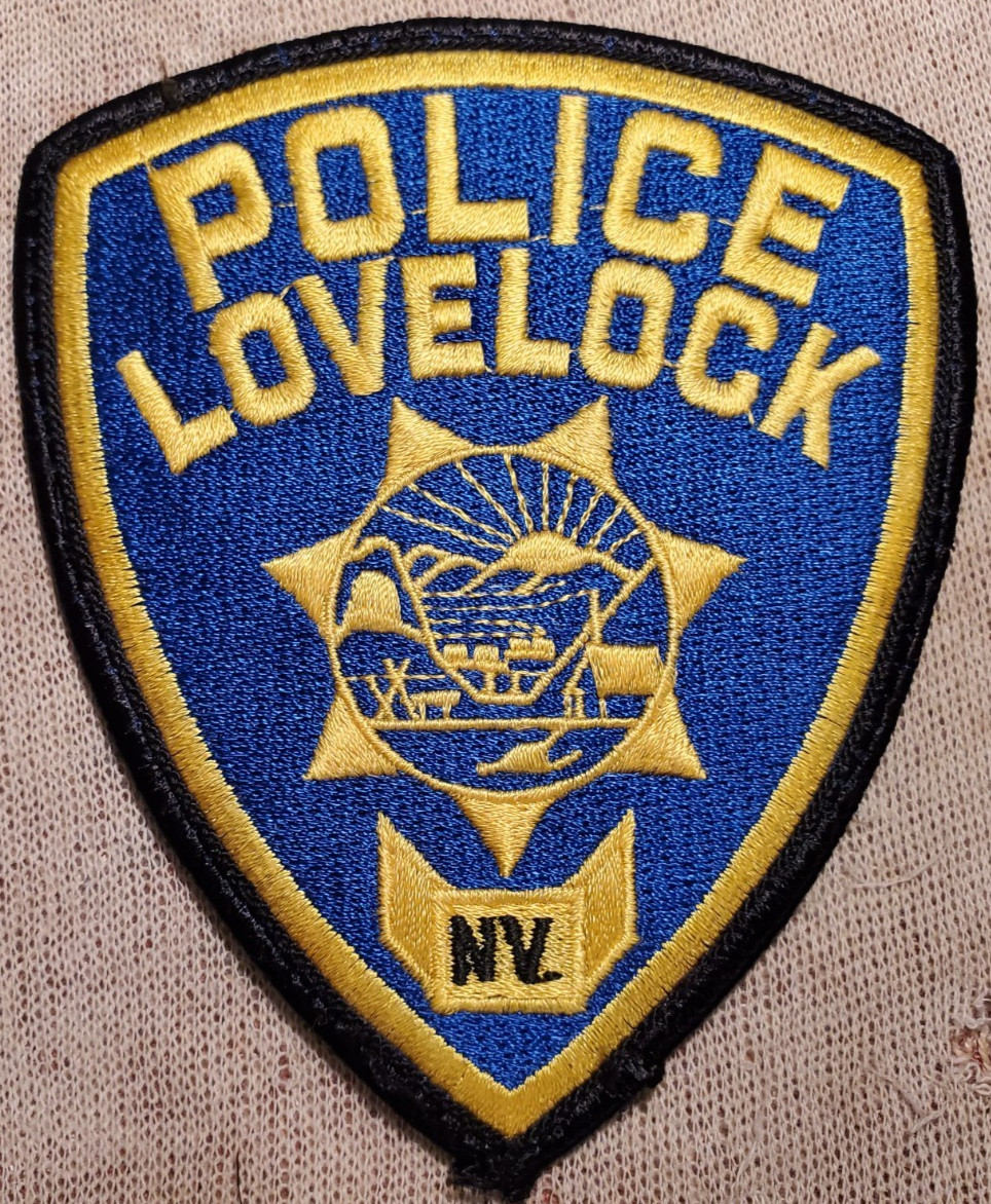 NV Lovelock Nevada Police Shoulder Patch NV Lovelock Nevada Police Shoulder Patch