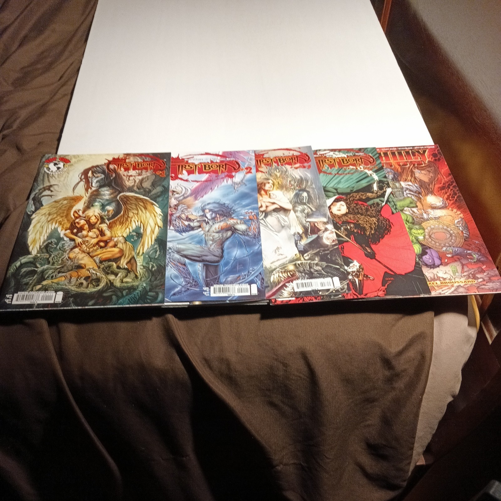first born 1-3+aftermath+unholy union top cow 2007 9.4 ron martz Steve sejic first born 1-3+aftermath+unholy union top cow 2007 9.4 ron martz Steve sejic