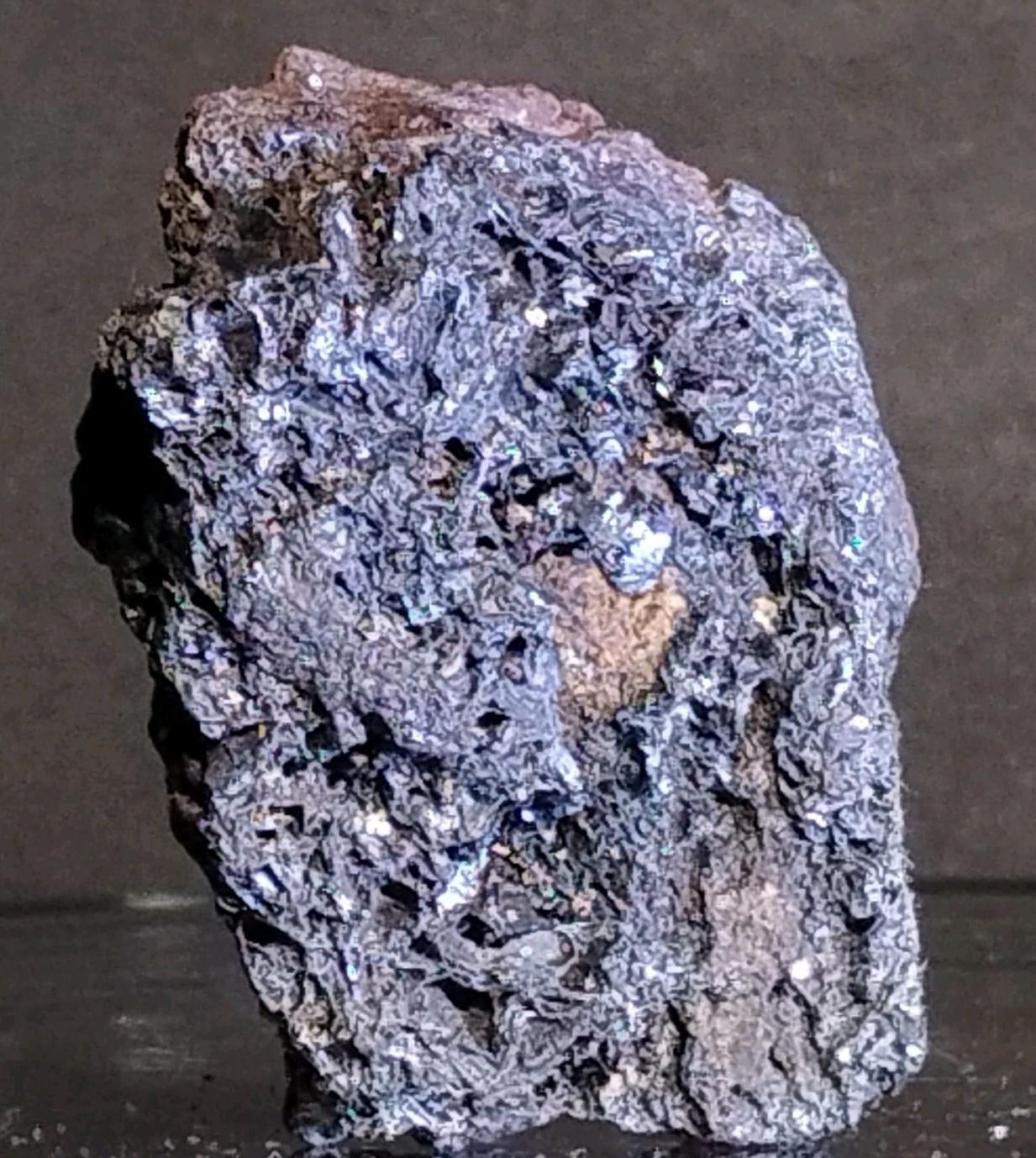 Super Rare Pre-1890's Specularite Hematite Old Schooll Pilot- Knob PKH 85 gram Super Rare Pre-1890's Specularite Hematite Old Schooll Pilot- Knob PKH 85 gram
