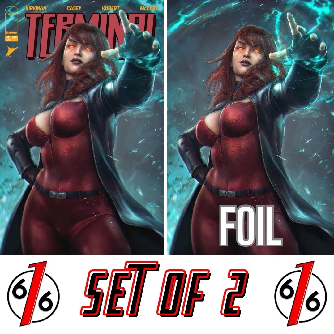 🔥 TERMINAL #4 TIAGO DA SILVA 616 Trade Dress & FOIL Variant AB Set LTD 1000 🔥 TERMINAL #4 TIAGO DA SILVA 616 Trade Dress & FOIL Variant AB Set LTD 1000