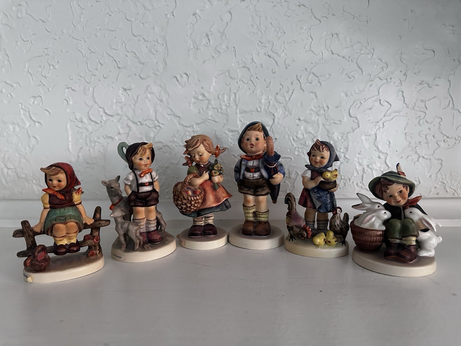 Vintage Goebel M.I. Hummel Porcelain Hand Painted Figurines Vintage Goebel M.I. Hummel Porcelain Hand Painted Figurines