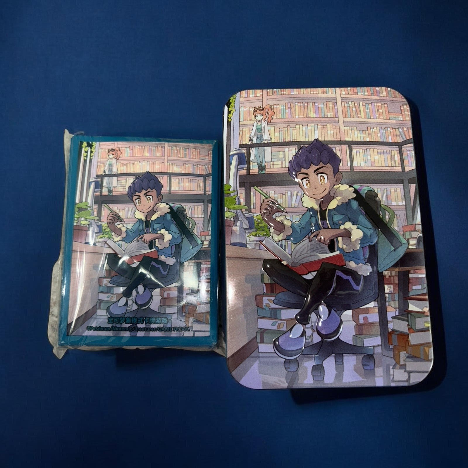 2024 Pokemon TCG S-Chinese Hop Trainer Mini Tin Collection Box Opened YX89 2024 Pokemon TCG S-Chinese Hop Trainer Mini Tin Collection Box Opened YX89