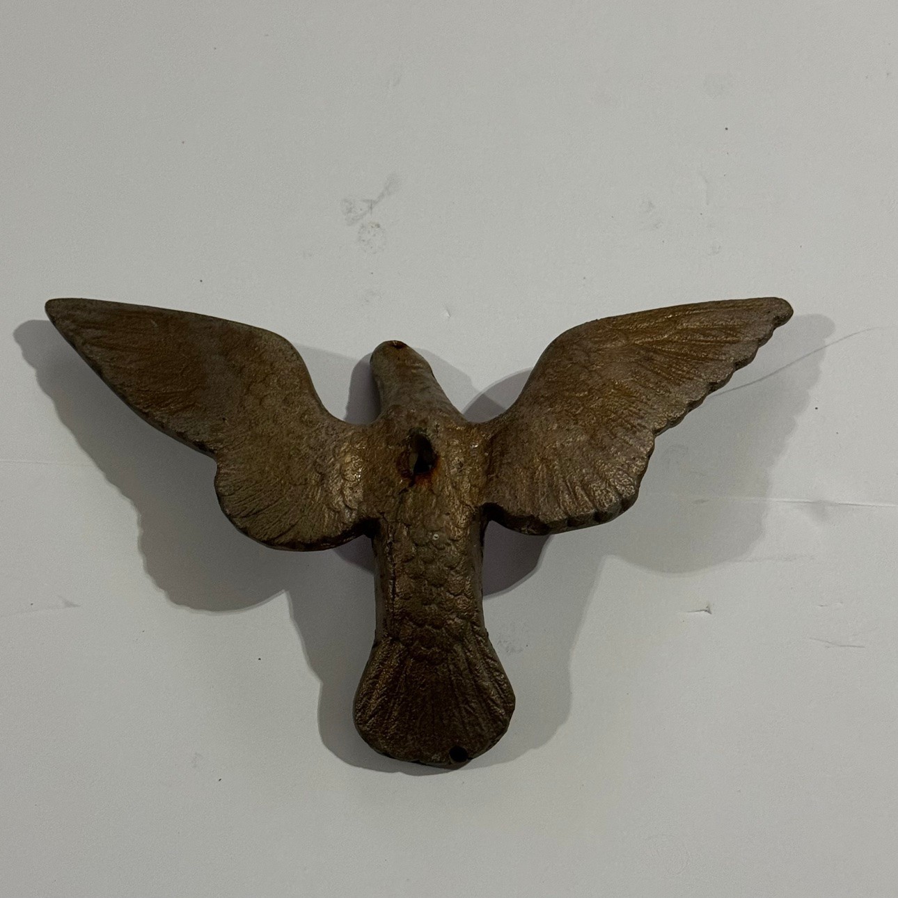 Vintage Cast Iron Metal Eagle or Dove Spread Wings Heavy Vintage Cast Iron Metal Eagle or Dove Spread Wings Heavy
