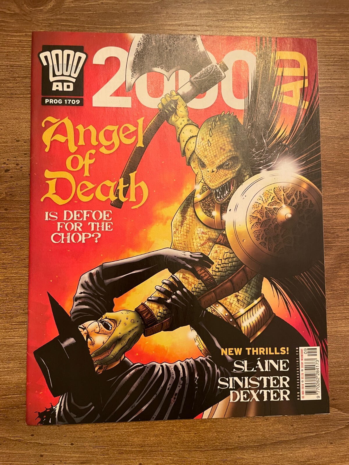 2000 AD Prog # 1709 VF-NM UK Comic Book Magazine Judge Dredd Zombo Dante 4 J266 2000 AD Prog # 1709 VF-NM UK Comic Book Magazine Judge Dredd Zombo Dante 4 J266