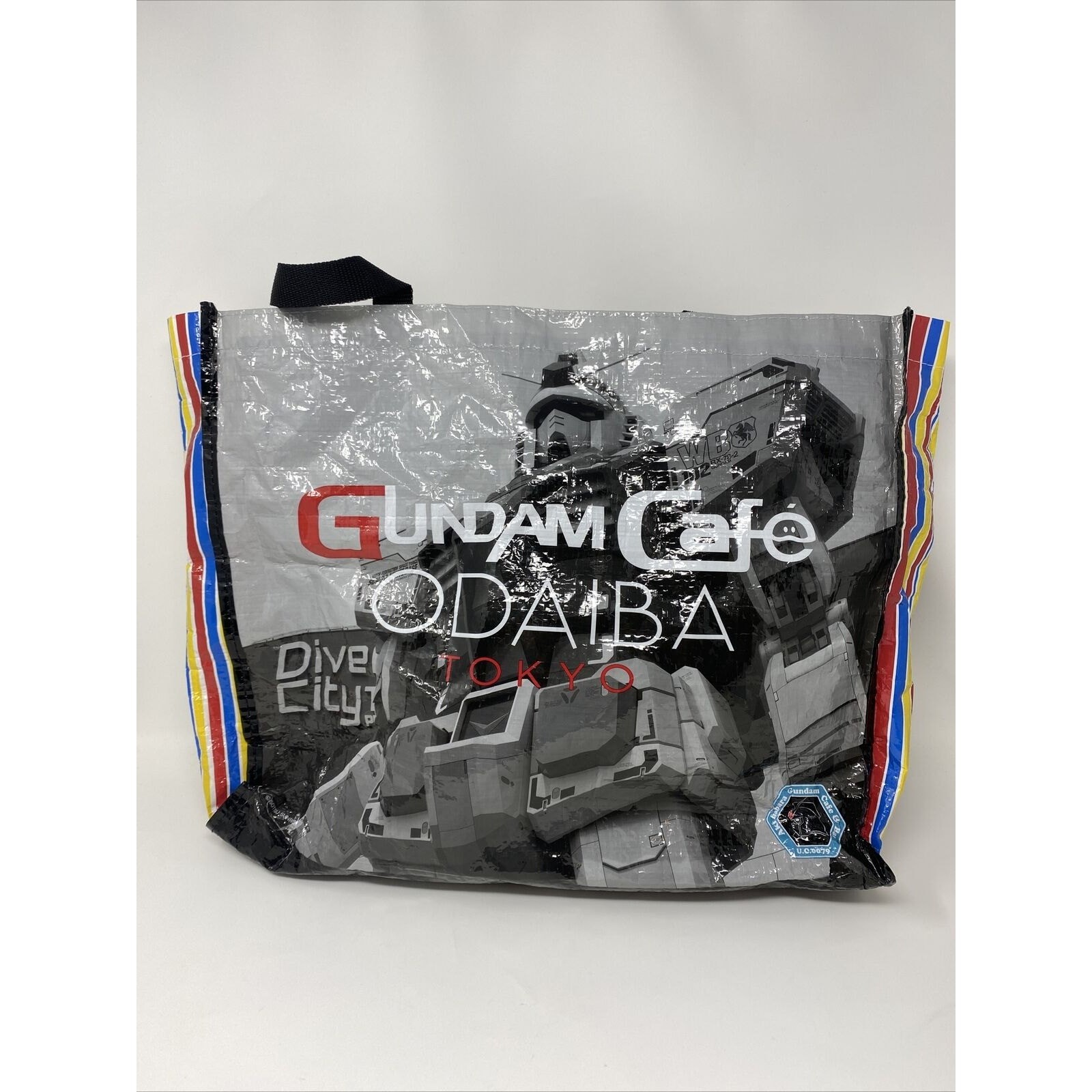 Gundam Cafe Tokyo Japan Store PBandai Official Tote Bag Limited Rare Vintage Gundam Cafe Tokyo Japan Store PBandai Official Tote Bag Limited Rare Vintage