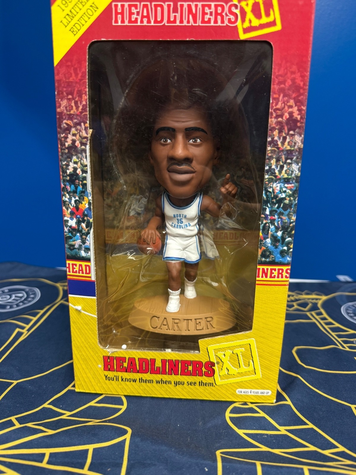 1999 Headliners XL Vince Carter #15 NC Tar Heels Limited Edition 1 of 20,0 1999 Headliners XL Vince Carter #15 NC Tar Heels Limited Edition 1 of 20,0
