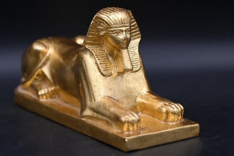 Authentic Ancient Egyptian Antique Rare Sphinx Statue Figurine BC Authentic Ancient Egyptian Antique Rare Sphinx Statue Figurine BC