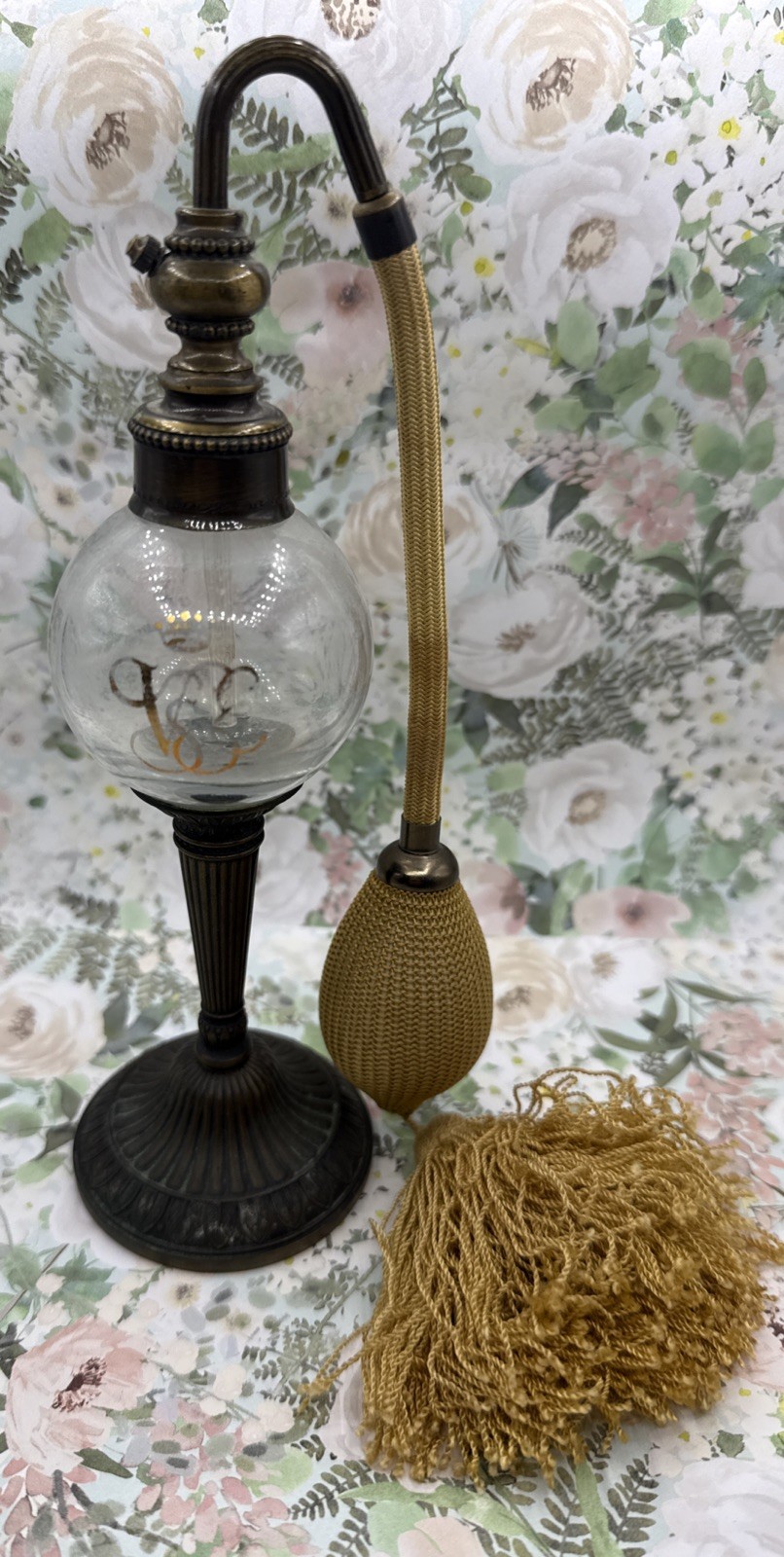 Vintage Marcel Frank Perfume Atomizer Bottle~Bulb & Gold Tassle~Paris Vintage Marcel Frank Perfume Atomizer Bottle~Bulb & Gold Tassle~Paris