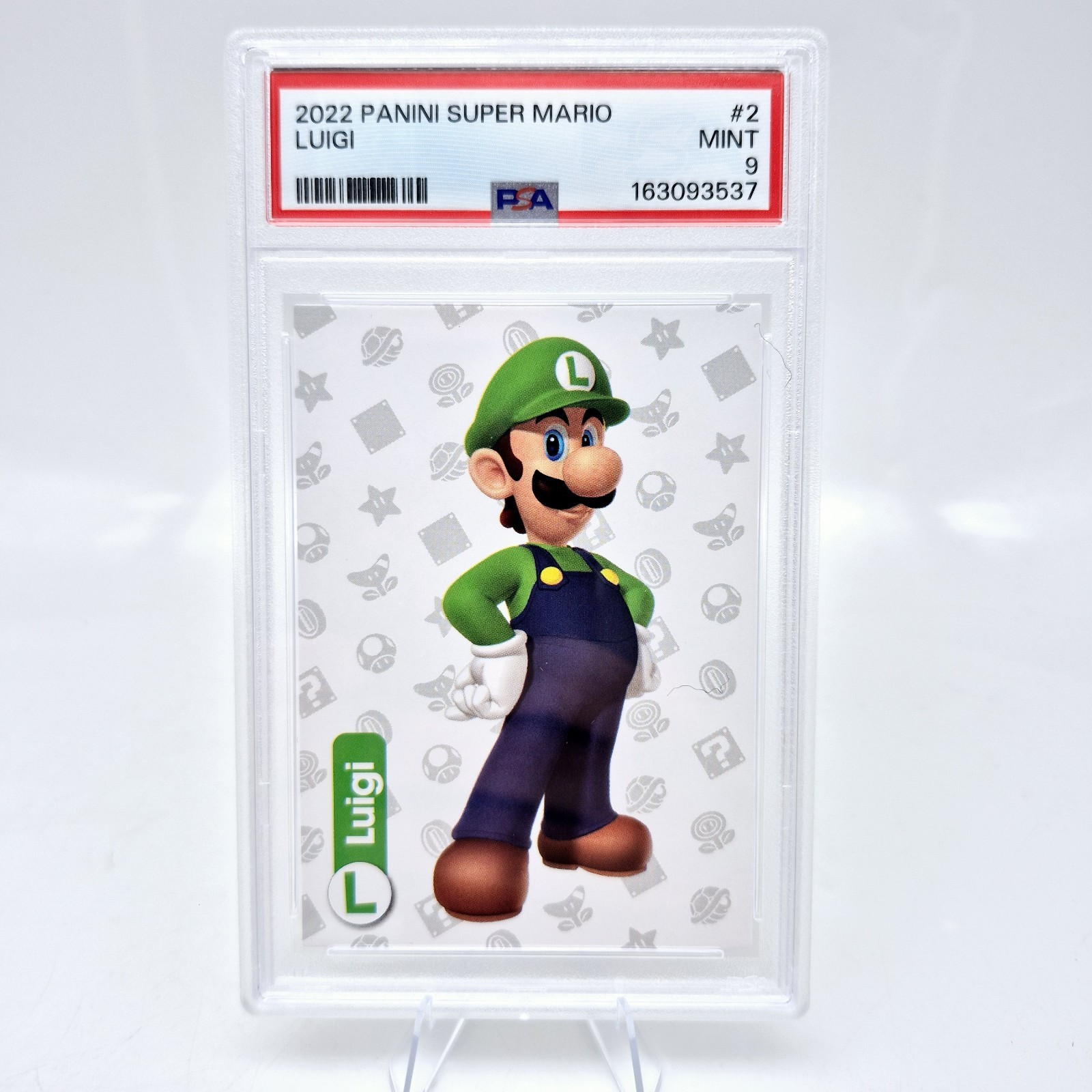 2022 Panini Nintendo Super Mario Luigi #2 Character Card 