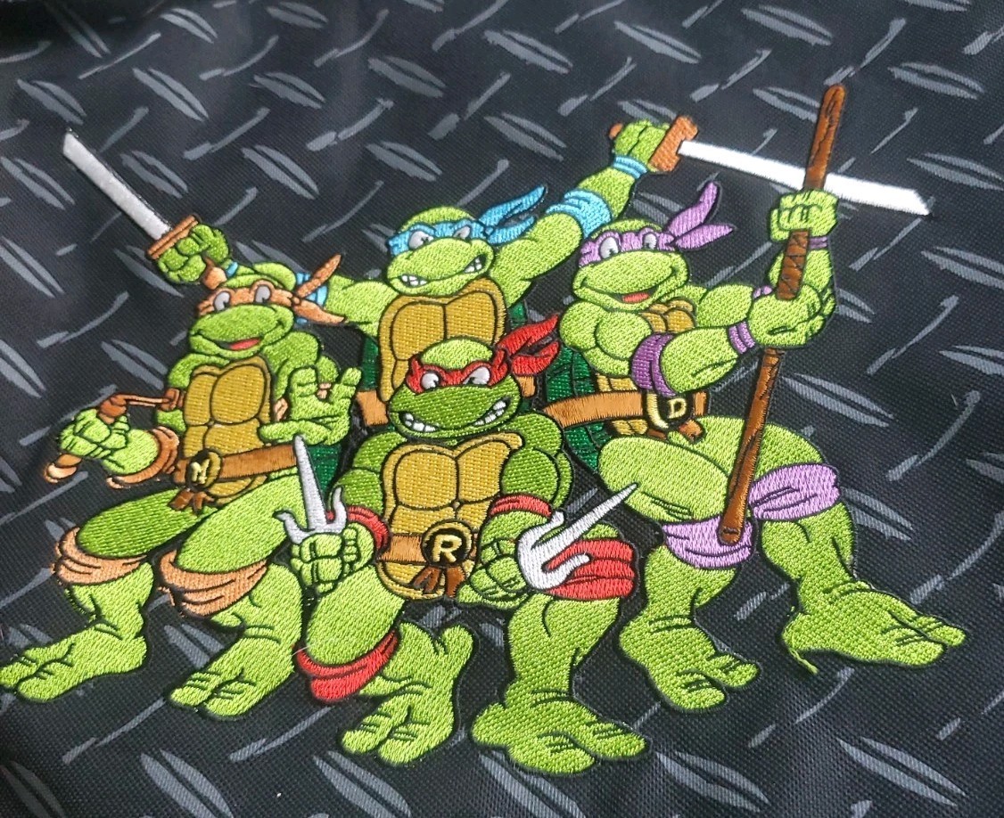 VTG 2006 TMNT Teenage Mutant Ninja Turtles Retro Messenger Bag Mirage Studios VTG 2006 TMNT Teenage Mutant Ninja Turtles Retro Messenger Bag Mirage Studios