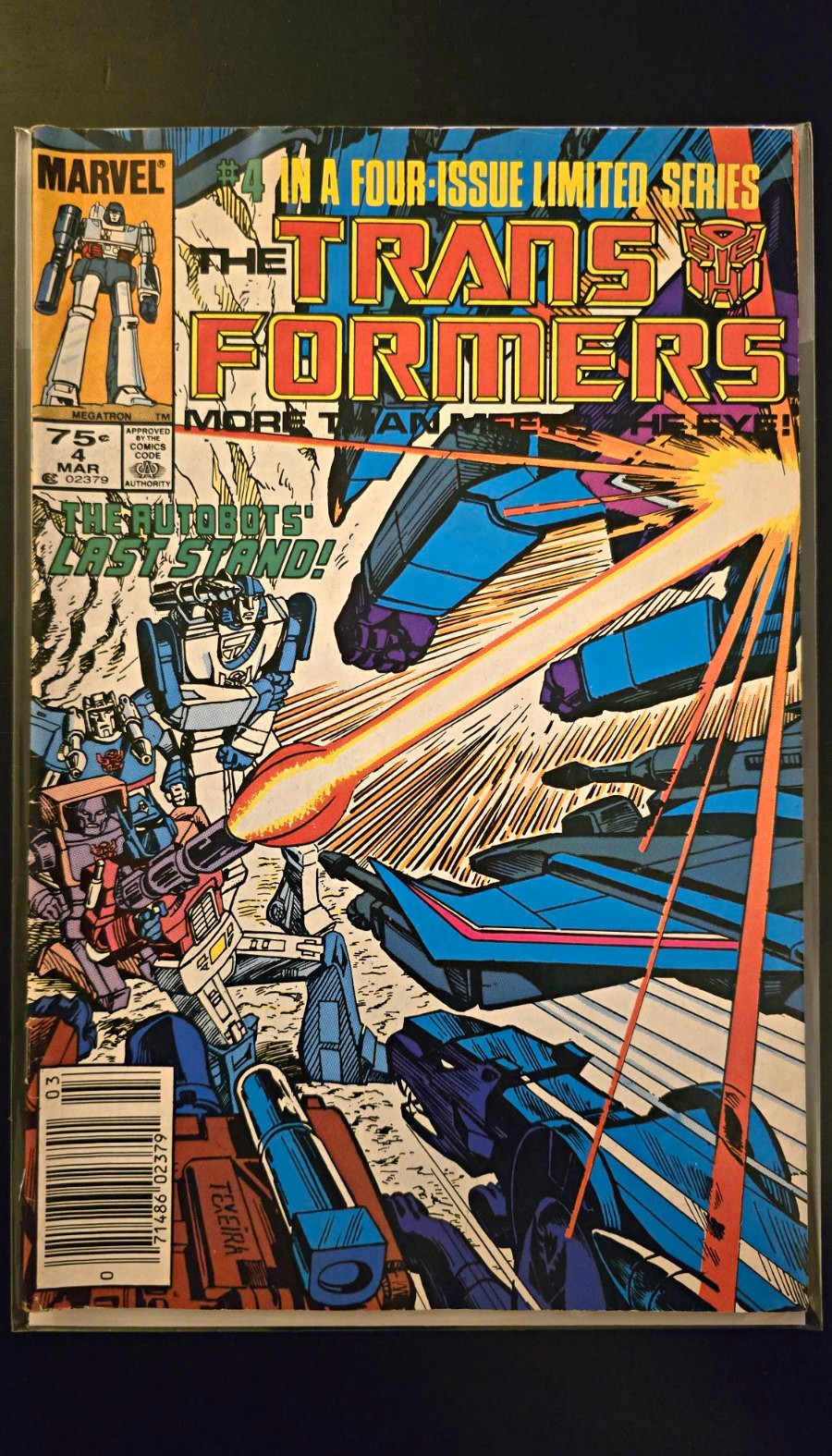 The Transformers #4 (Marvel Comics March 1987) Limited Series The Transformers #4 (Marvel Comics March 1987) Limited Series