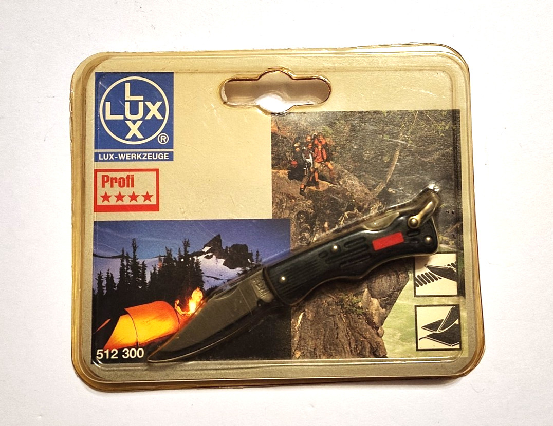 NOS Vintage Lux Profi Small Folding Pocketknife Single Blade Knife 512 300 NOS Vintage Lux Profi Small Folding Pocketknife Single Blade Knife 512 300