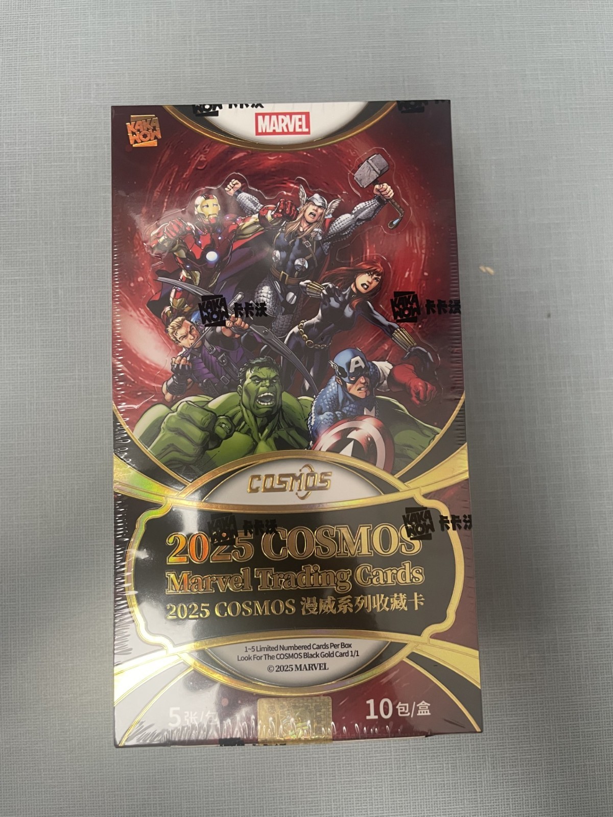 2025 Kakawow Marvel Cosmos Trading Cards Sealed Hobby Box of 10 Packs BRAND NEW 2025 Kakawow Marvel Cosmos Trading Cards Sealed Hobby Box of 10 Packs BRAND NEW