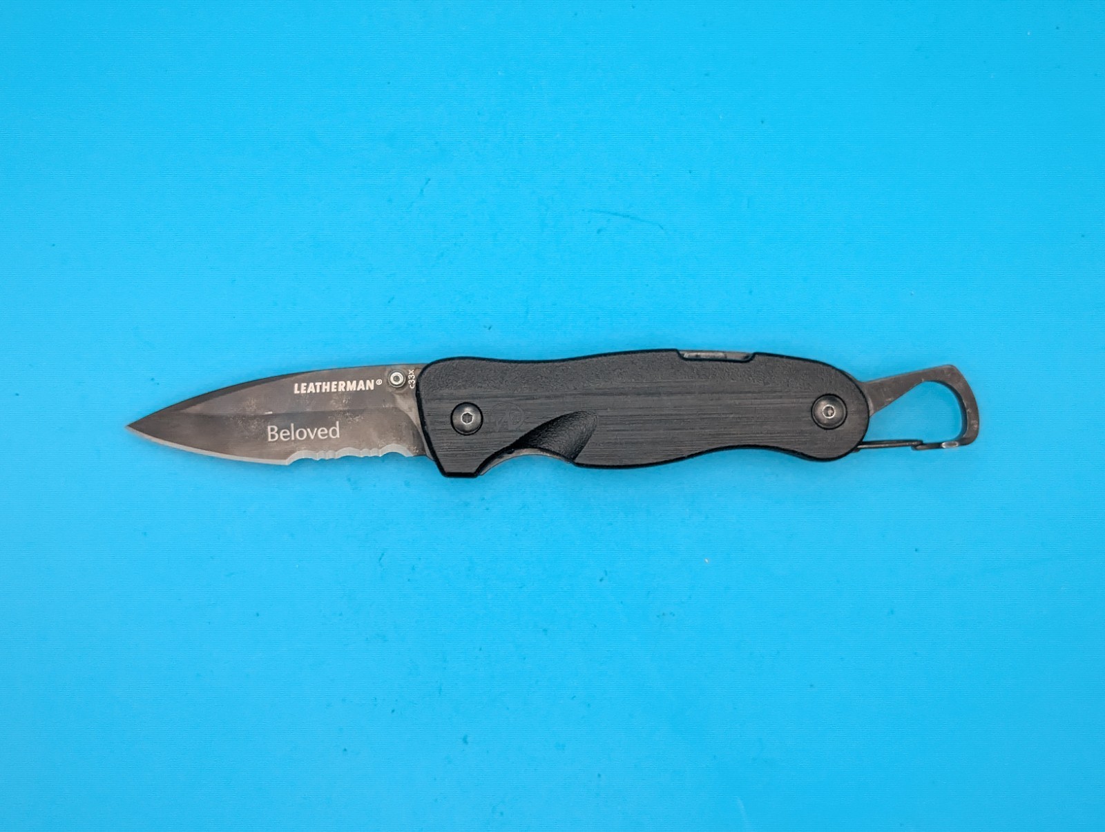 Leatherman Crater C33X Combo Edge Pocket Knife Black Leatherman Crater C33X Combo Edge Pocket Knife Black