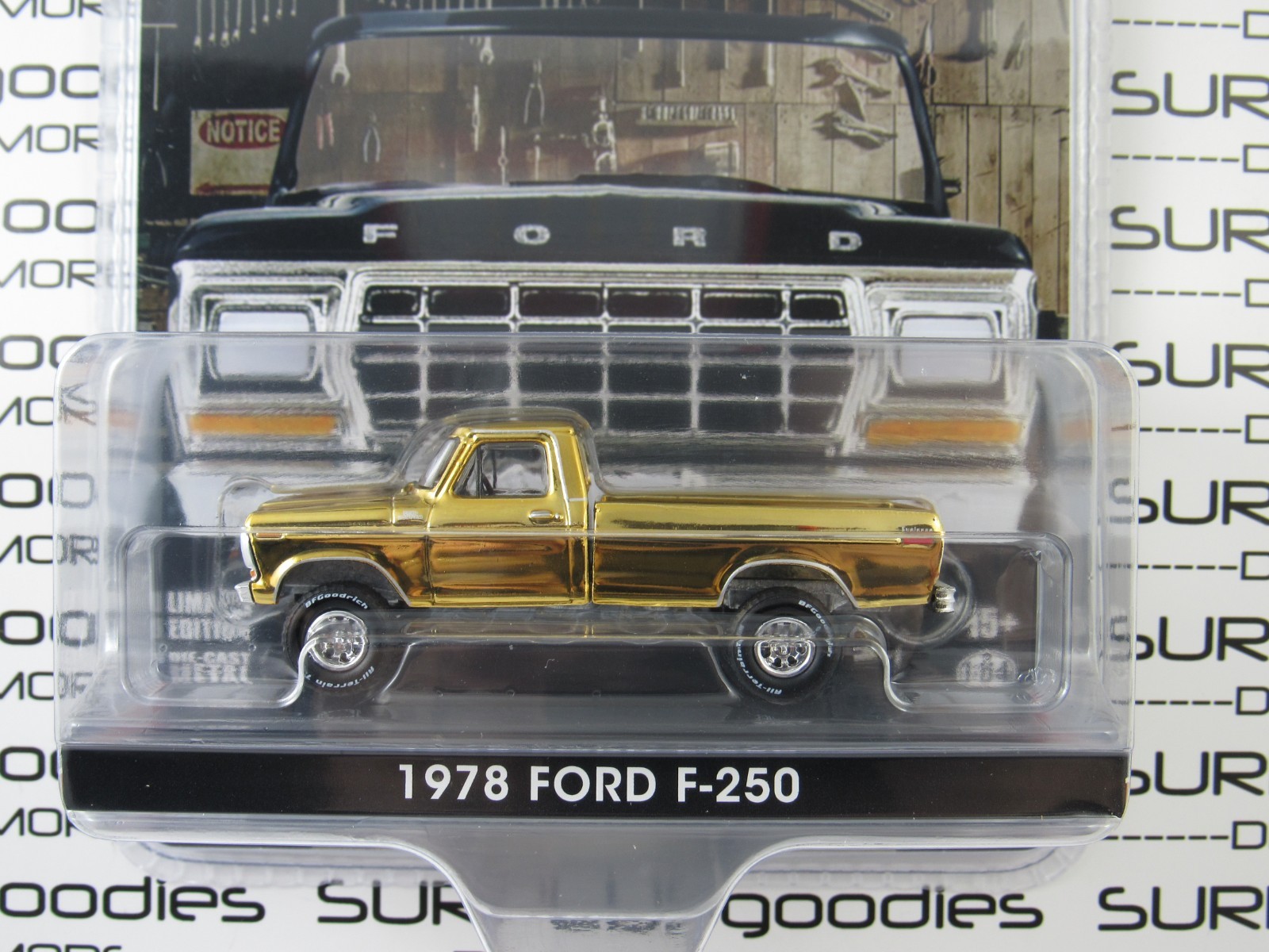 2026 Greenlight 1:64 Exclusive: 1978 FORD F-250 F250 GOLD Chrome Machine CHASE 2026 Greenlight 1:64 Exclusive: 1978 FORD F-250 F250 GOLD Chrome Machine CHASE
