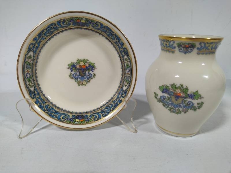 Lenox "Autumn" Collection Small Dish & Vase Lenox "Autumn" Collection Small Dish & Vase
