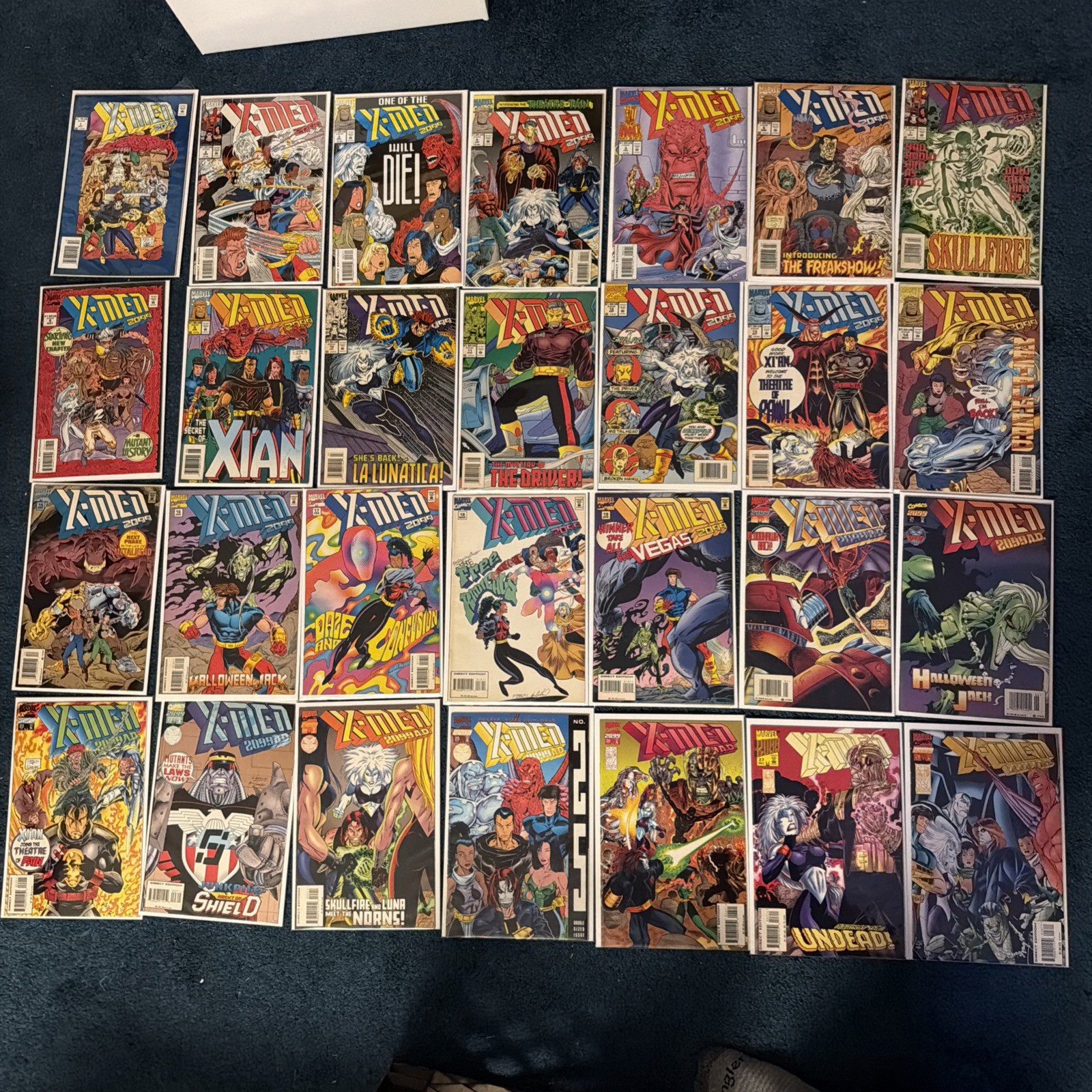 X-Men 2099 #1-35 Complete Run (Marvel Comics 1993) Some Newsstands VF/NM X-Men 2099 #1-35 Complete Run (Marvel Comics 1993) Some Newsstands VF/NM