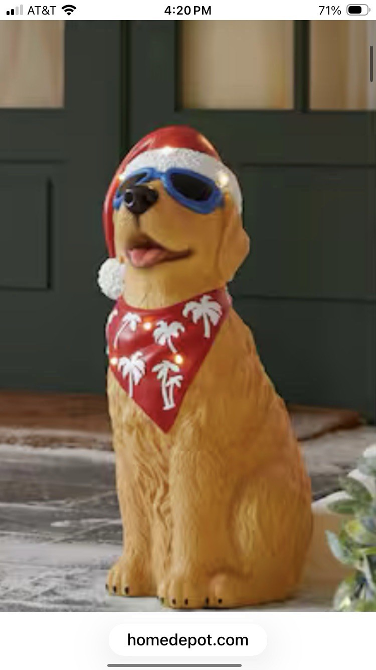 2026 Home Depot Home Accents Christmas 30" Golden Retriever Blow Mold 2.5ft 🔥 2026 Home Depot Home Accents Christmas 30" Golden Retriever Blow Mold 2.5ft 🔥
