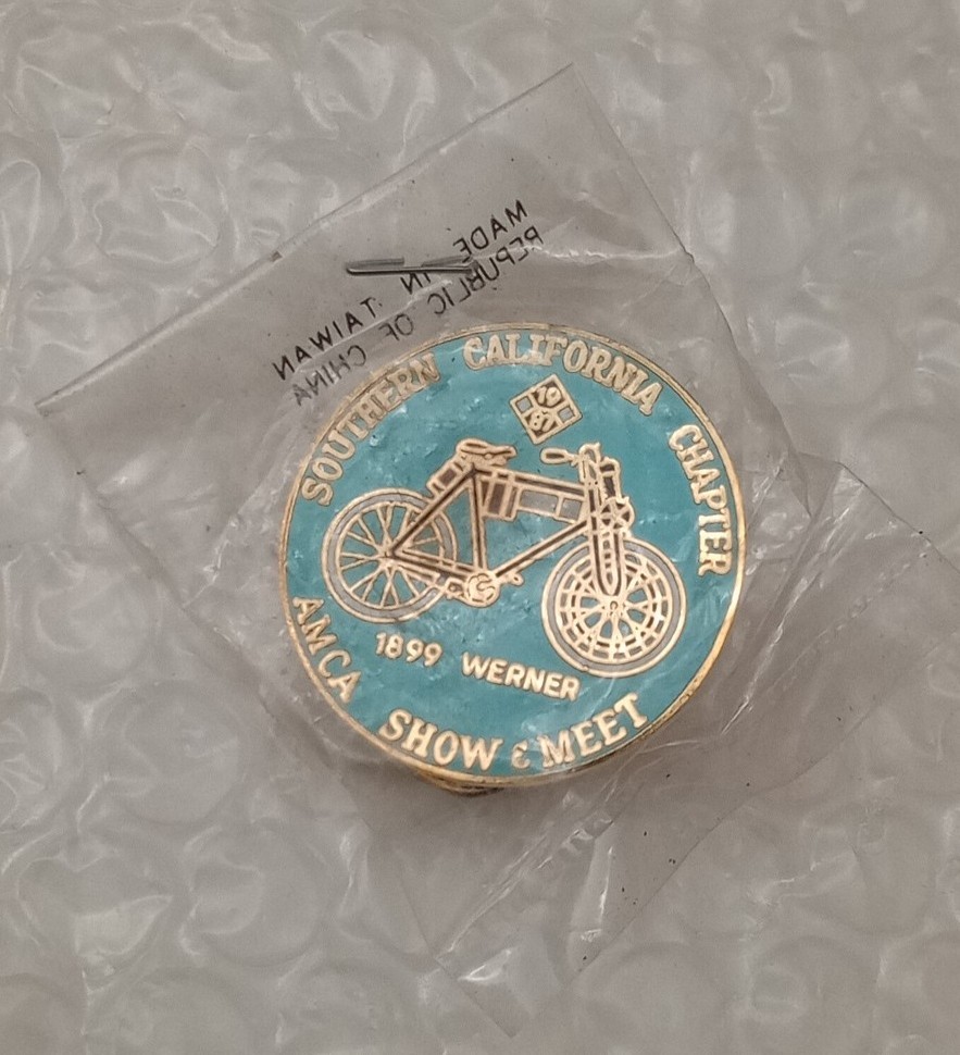 A.M.C.A. ~ Antique Motorcycle Club Of America ~ 1899 WERNER PIN ~ Show And Meet A.M.C.A. ~ Antique Motorcycle Club Of America ~ 1899 WERNER PIN ~ Show And Meet