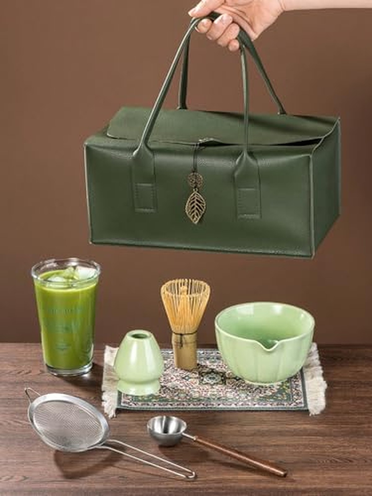 Matcha Whisk Set – Premium 7-Piece Traditional Matcha Set with Bamboo Whis Matcha Whisk Set – Premium 7-Piece Traditional Matcha Set with Bamboo Whis