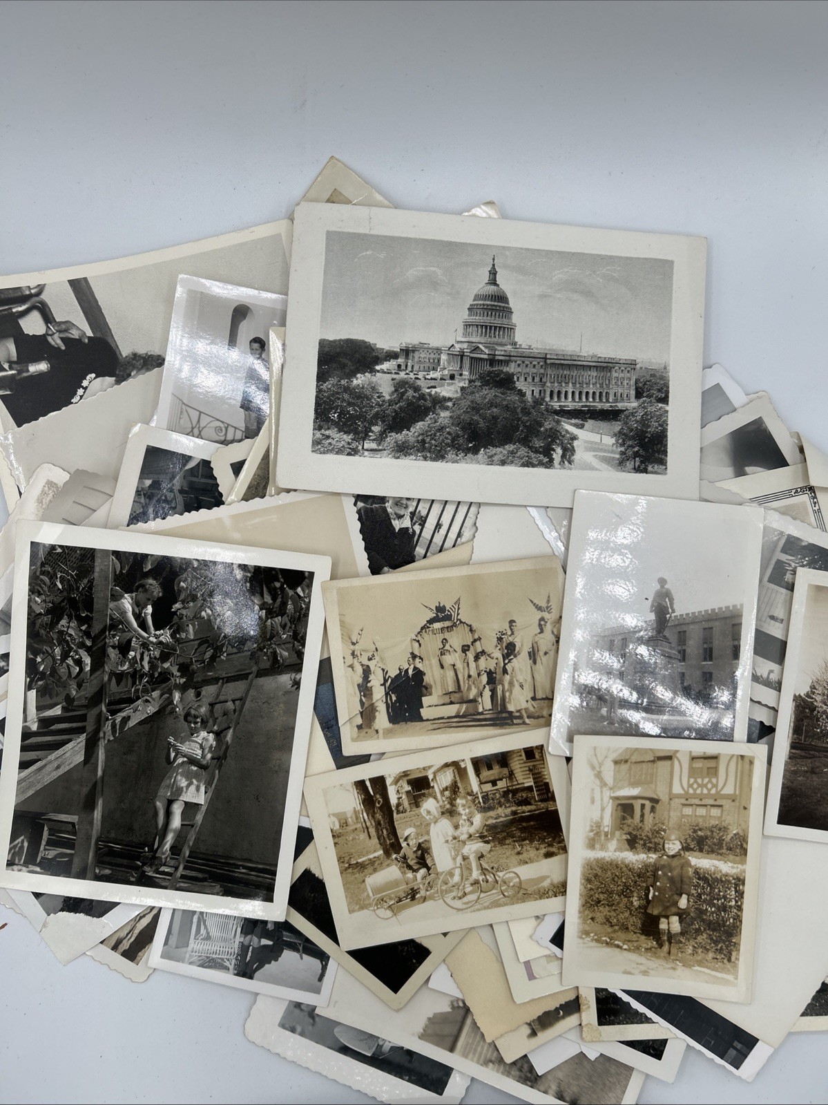 Lot Of 75 Sepia B&W Vintage Randomly Found And Pulled Old Photos And Snapshots Lot Of 75 Sepia B&W Vintage Randomly Found And Pulled Old Photos And Snapshots