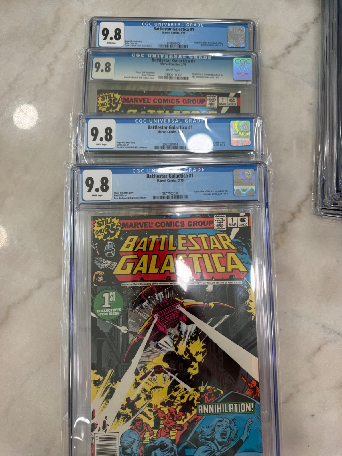 Battlestar Galactica # 1  1979 Marvel CGC 9.8 High Grade White Pages
