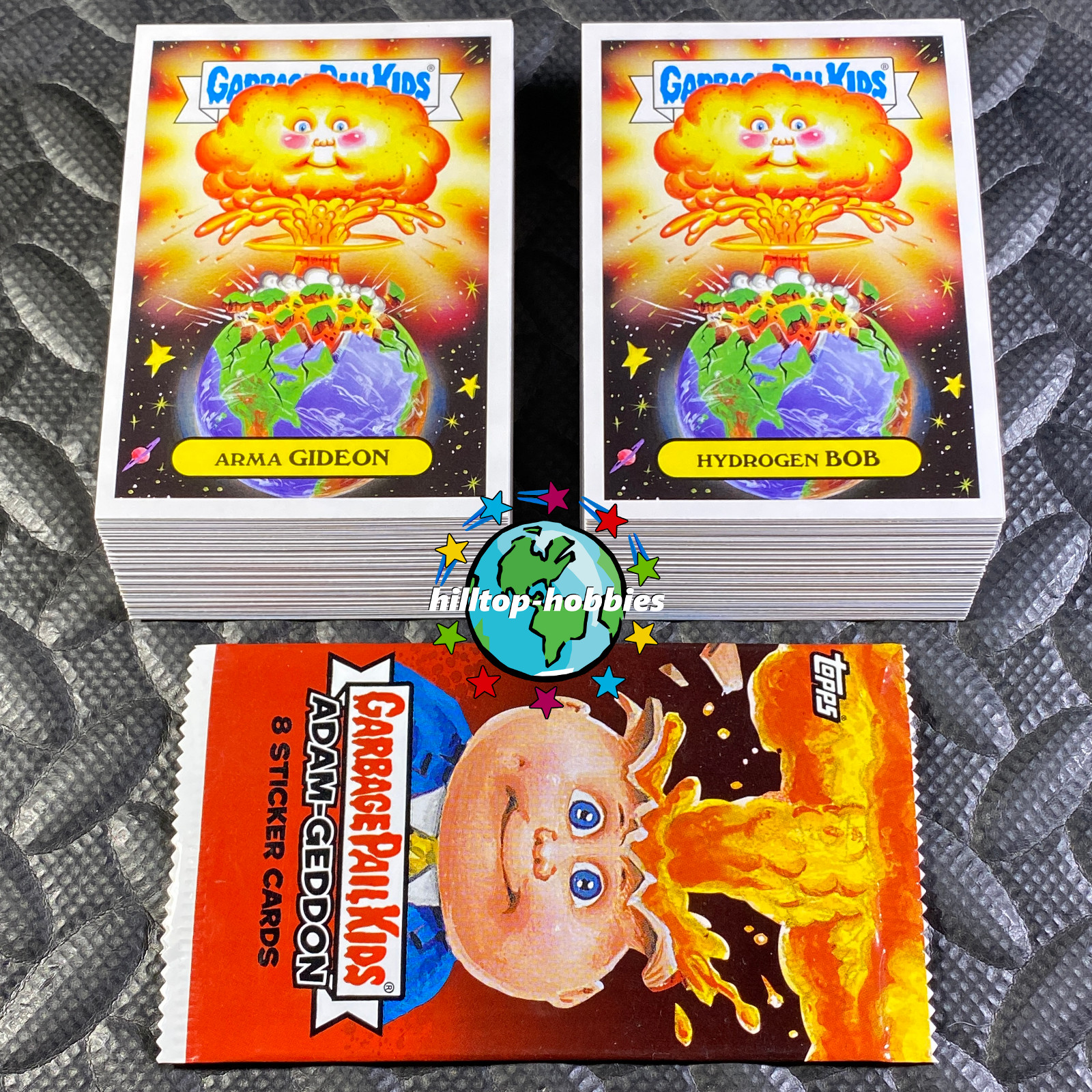 2017 GARBAGE PAIL KIDS ADAM-GEDDON 180-CARD COMPLETE BASE SET+WRAPPER adamgeddon 2017 GARBAGE PAIL KIDS ADAM-GEDDON 180-CARD COMPLETE BASE SET+WRAPPER adamgeddon