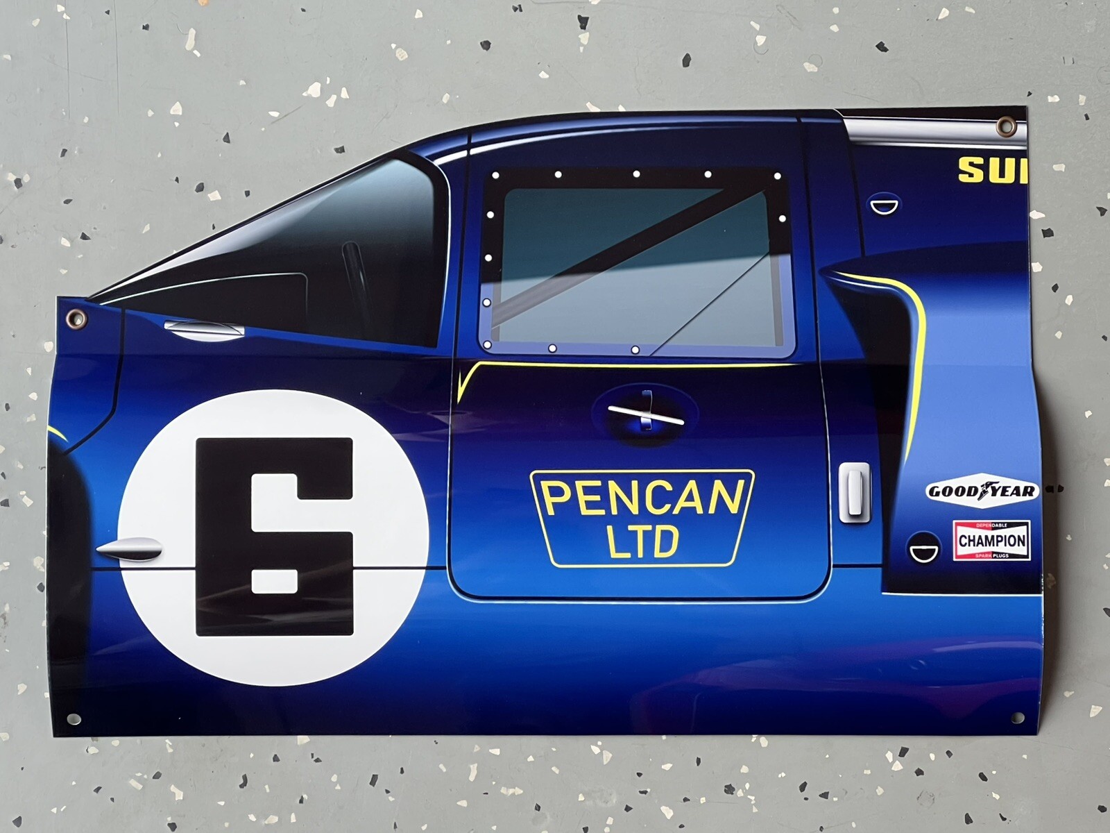 WOW 1969 Lola T70 Daytona Race Side View Car Style Sign racing Mark Donohue WOW 1969 Lola T70 Daytona Race Side View Car Style Sign racing Mark Donohue