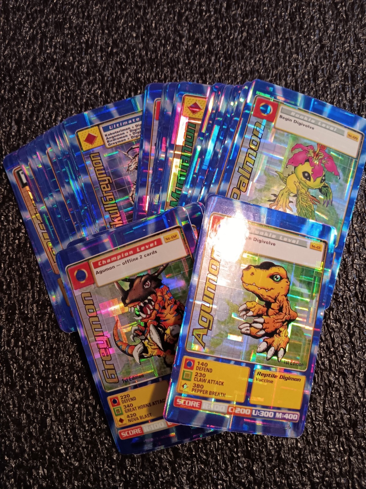 Digimon cards sticker custom 50count, holo new deck Digimon cards sticker custom 50count, holo new deck