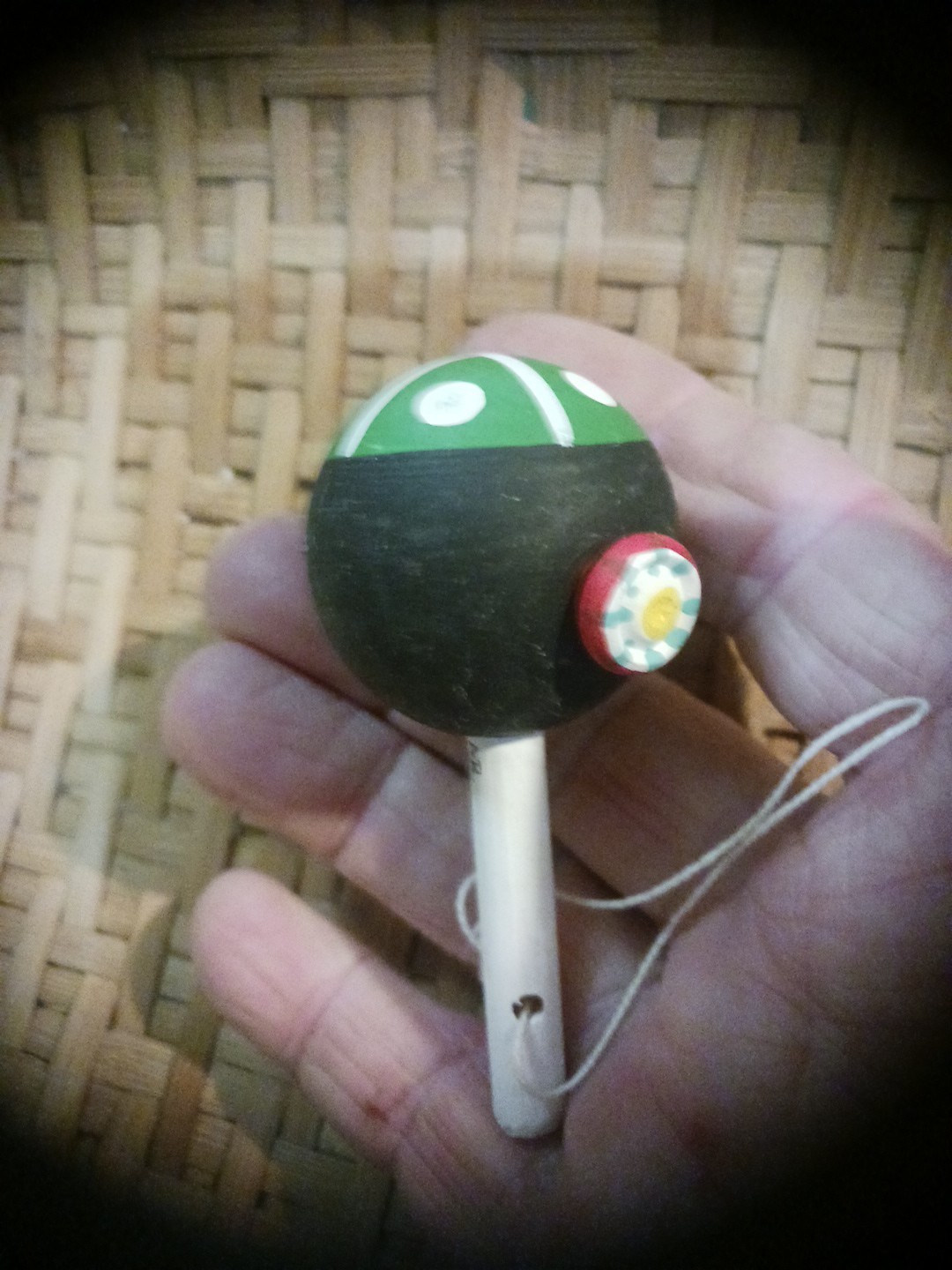 **AWESOME NATIVE AMERICAN HOPI HAND MADE BABY RATTLE HTF NICE** **AWESOME NATIVE AMERICAN HOPI HAND MADE BABY RATTLE HTF NICE**