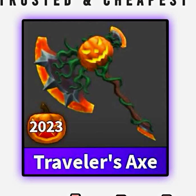 Roblox Traveler's Axe Generation 2023 ID 2023 Game Item/Asset Virtual Item